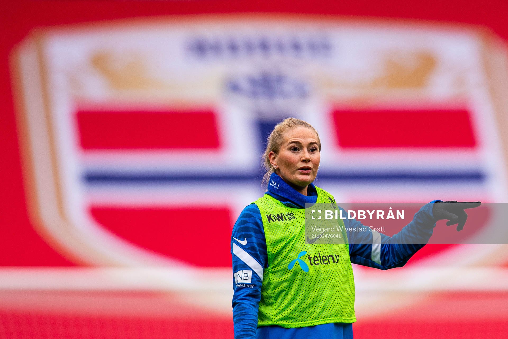Lisa-Marie Karlseng Utland of the Norwegian women's