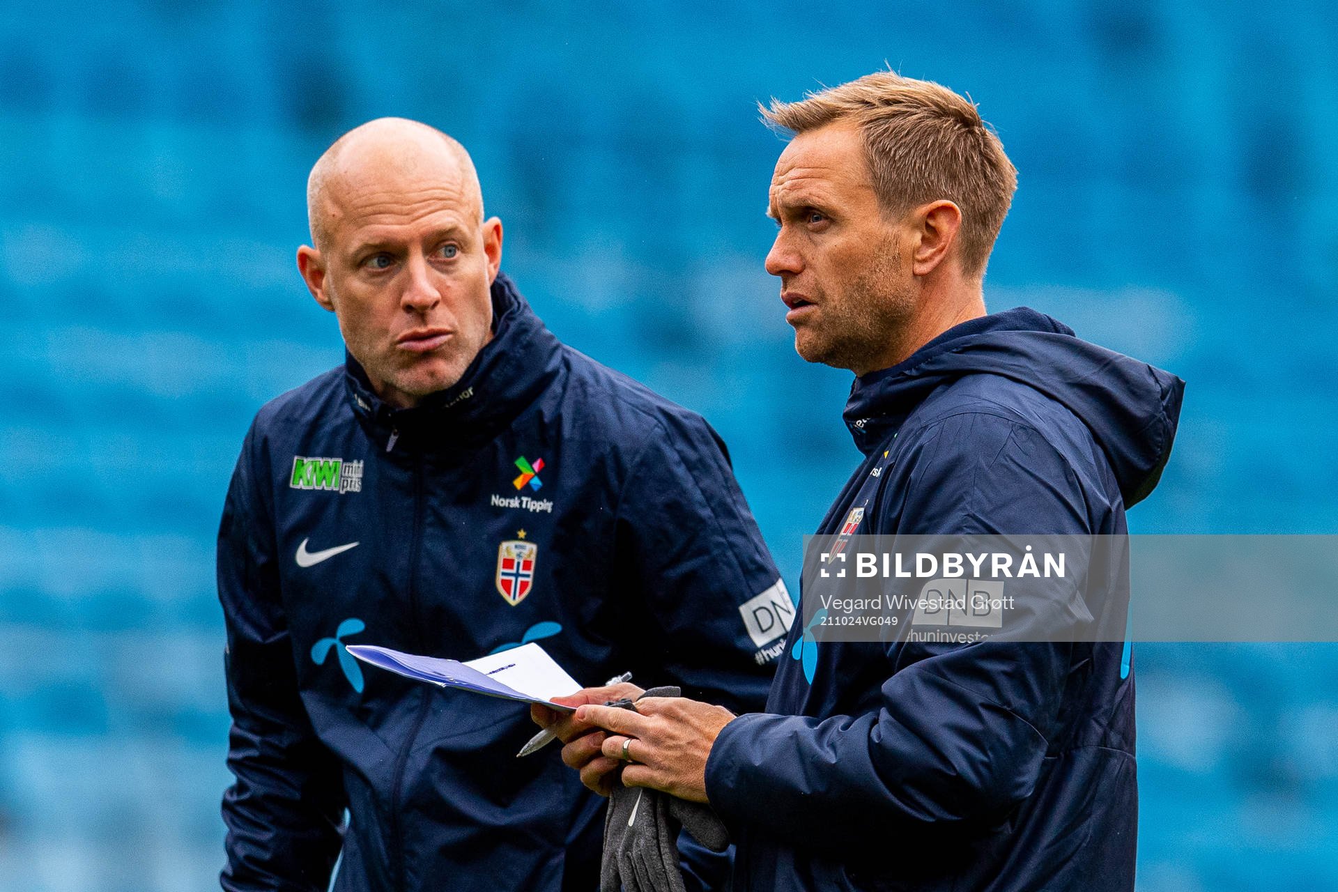 Anders Jacobson, assistant coach, and Martin Sjögren, head