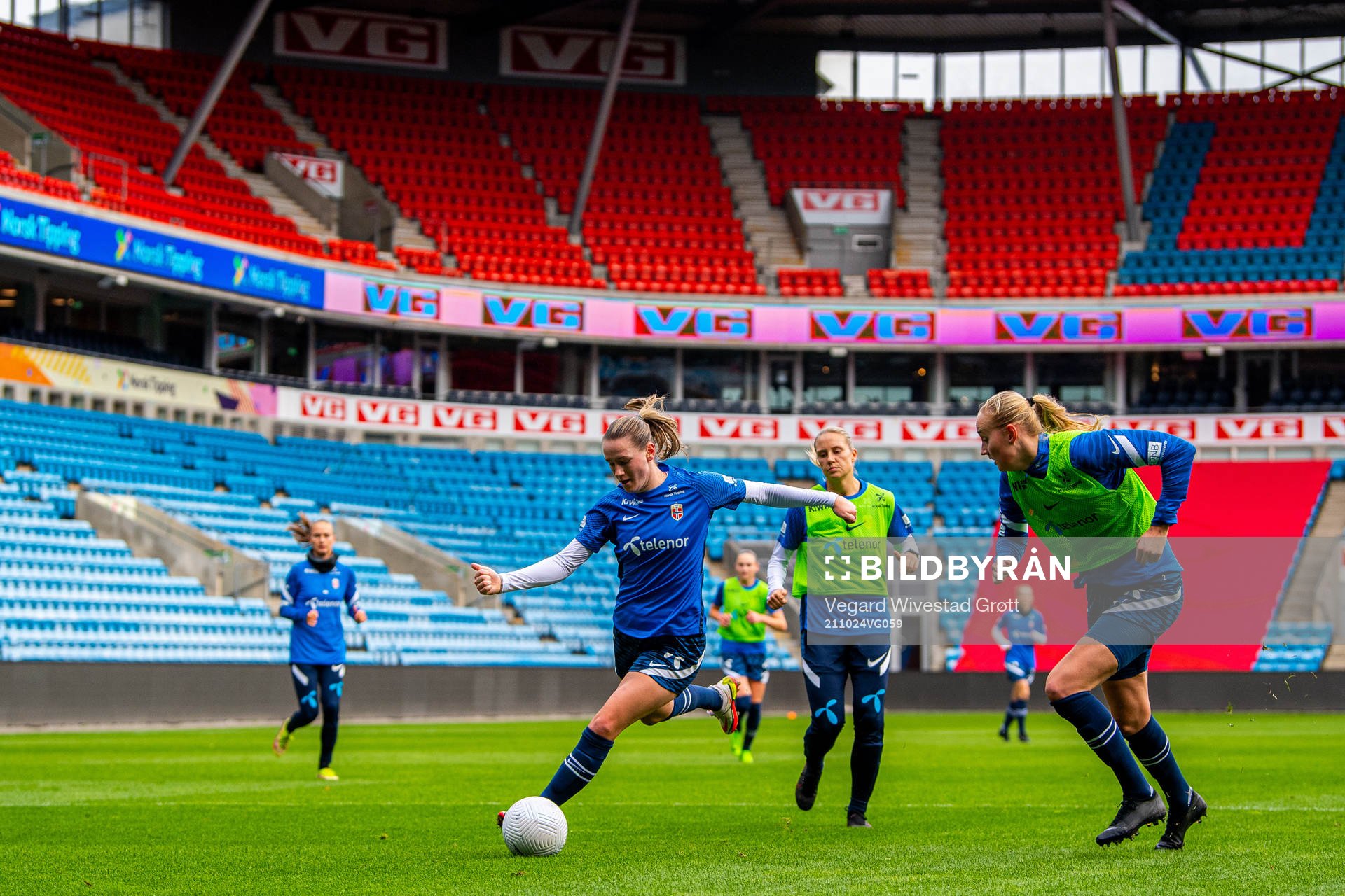 Elisabeth Terland and Emilie Bragstad of the Norwegian