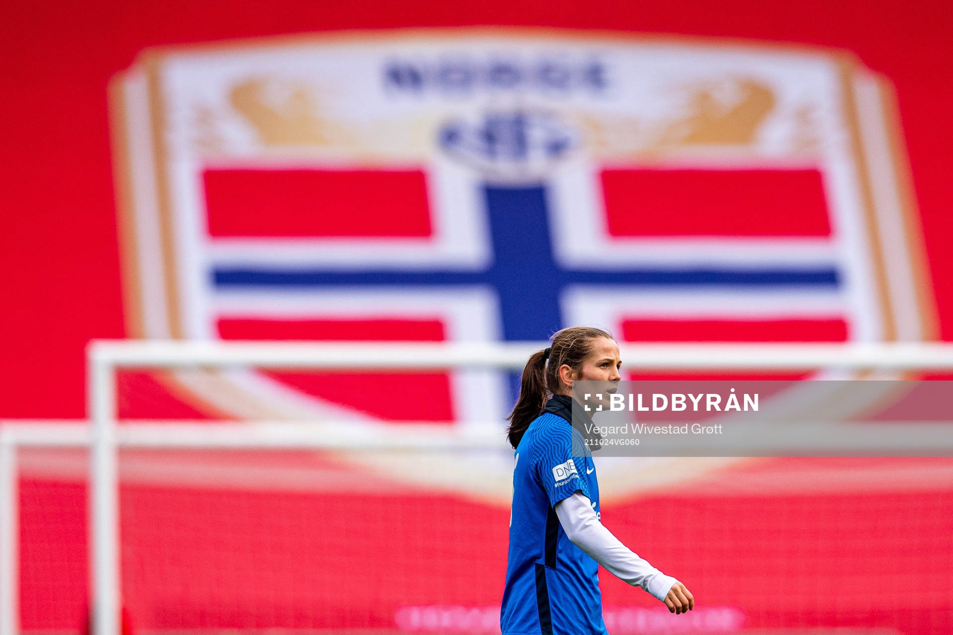 Tuva Hansen of the Norwegian women's national football team