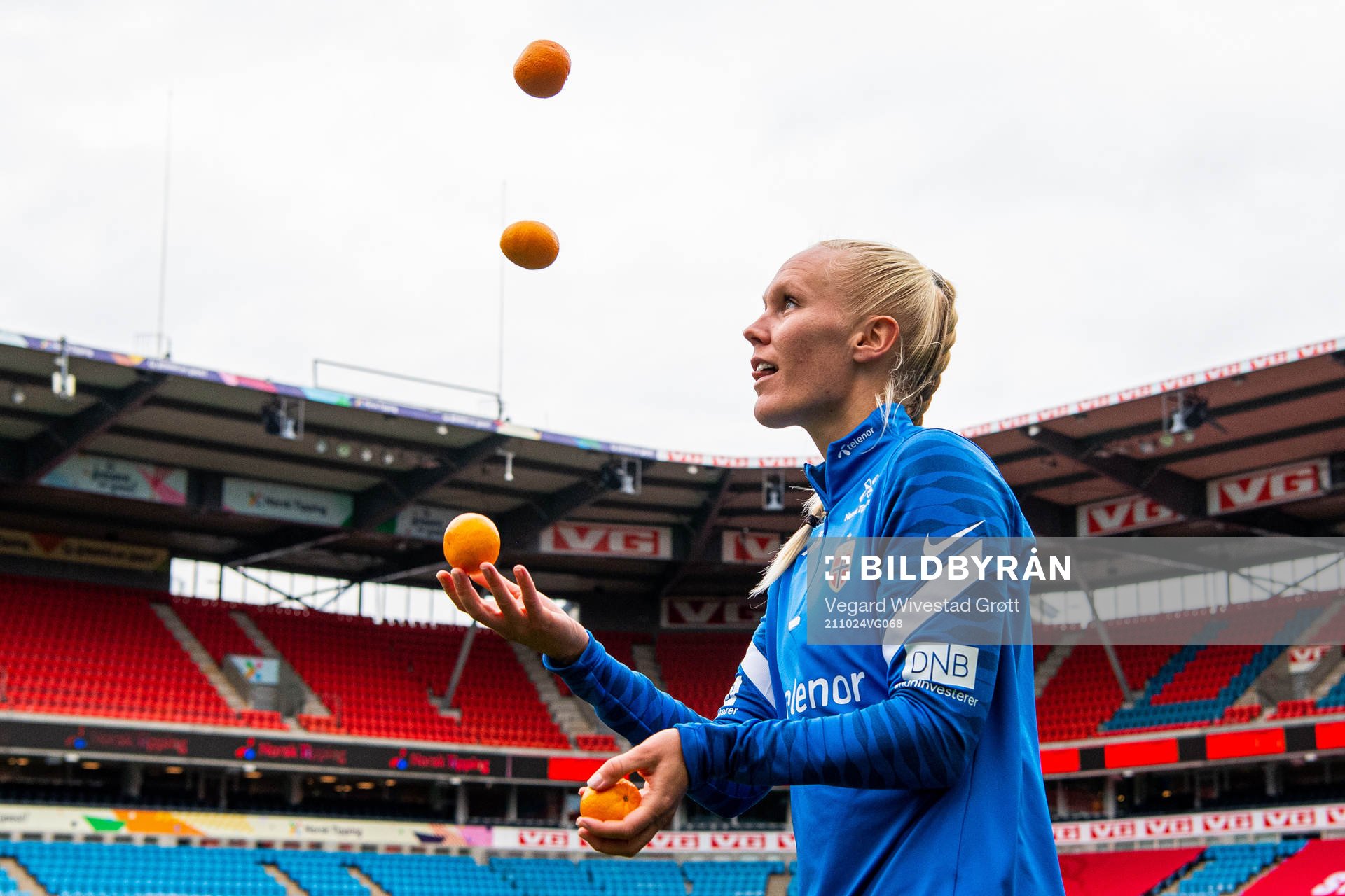 Maria Thorisdottir of the Norwegian women's national