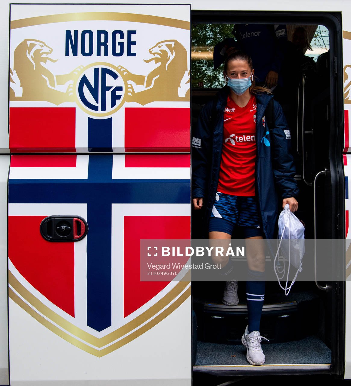 Goalkeeper Cecilie Fiskerstrand of the Norwegian women's