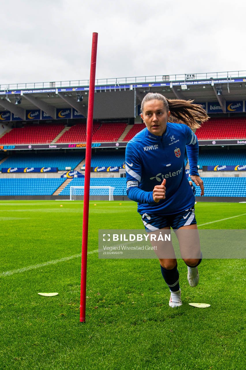 Vilde Bøe Risa of the Norwegian women's national football