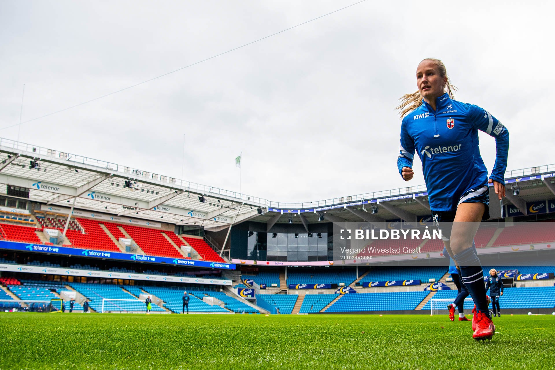 Maria Olsvik of the Norwegian women's national football team