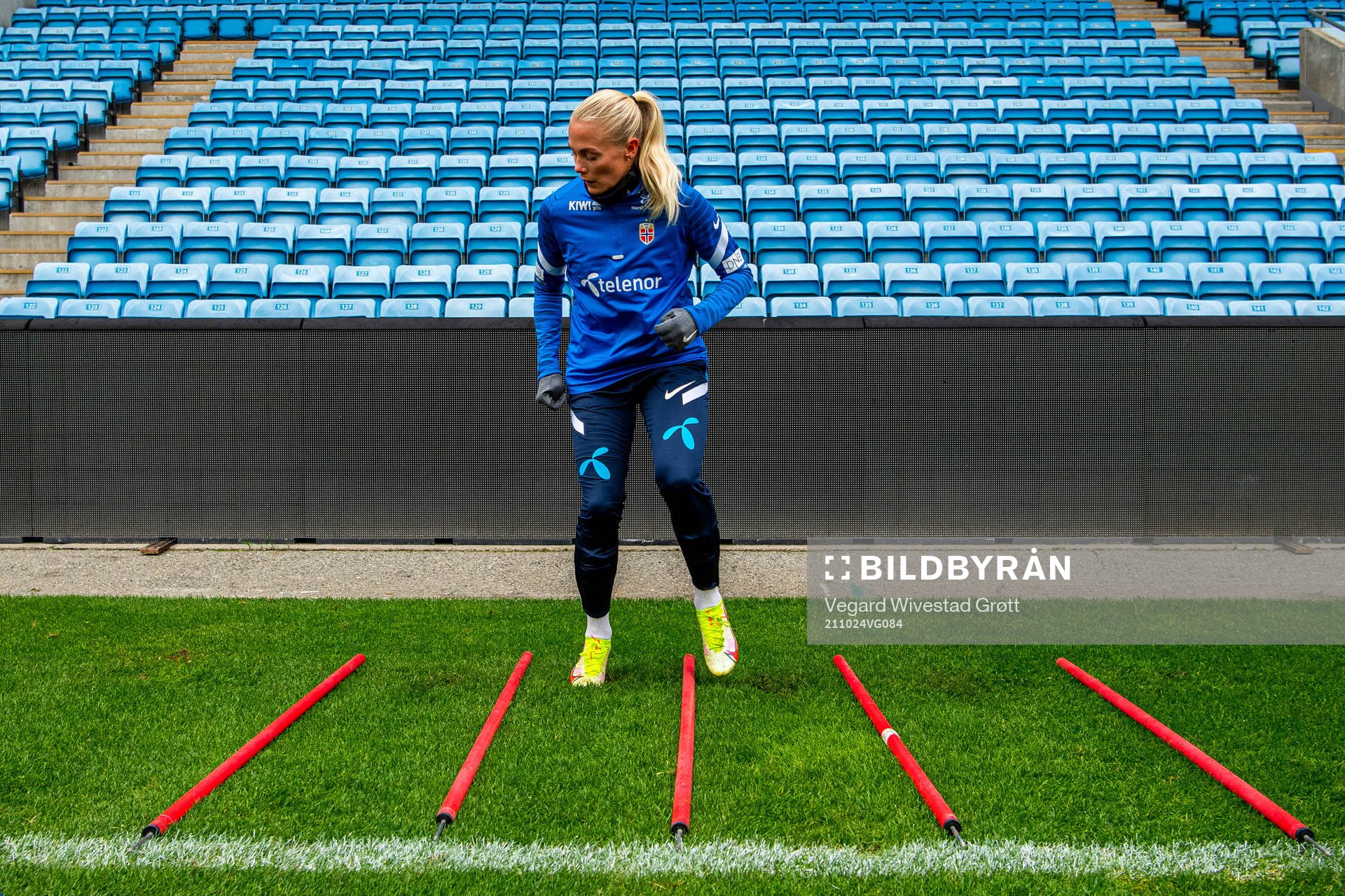 Guro Bergsvand of the Norwegian women's national football