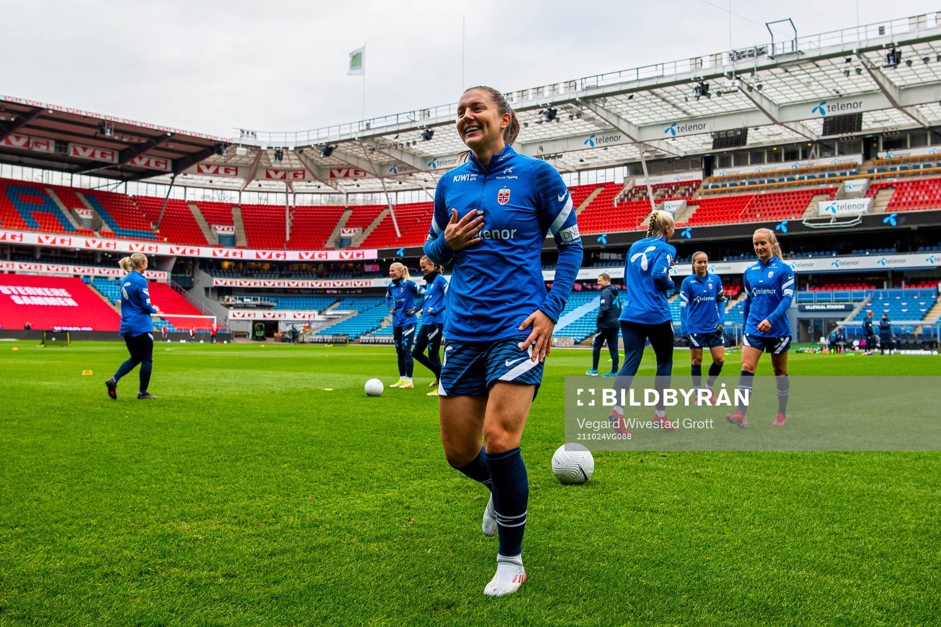 Vilde Bøe Risa of the Norwegian women's national football
