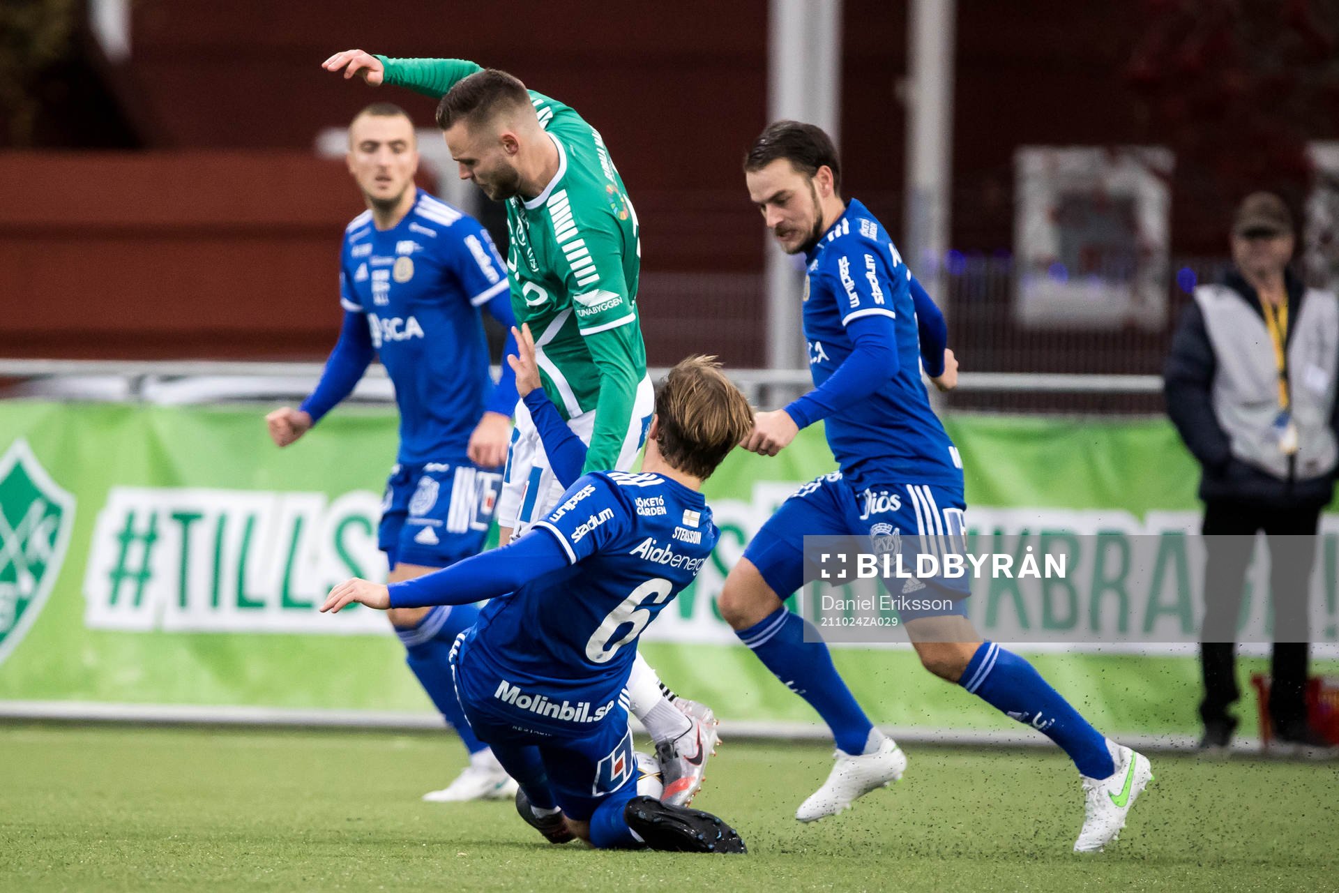 Brages Niklas Söderberg och Sundsvalls Daniel Stensson och