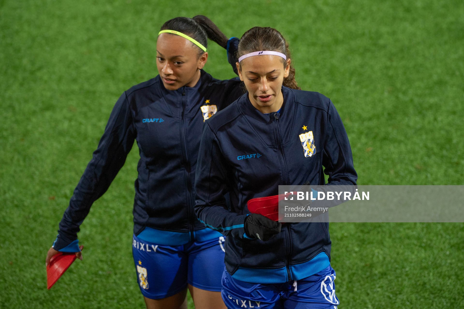 IFK Göteborgs  Alicia Hall Hellström och Malva Larsson
