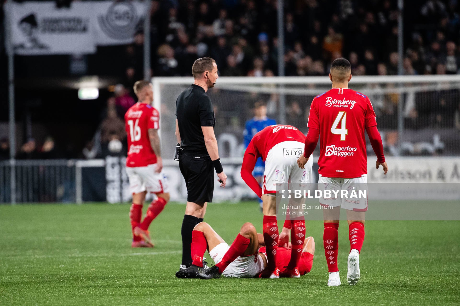 Degerfors Nikola Djurdjic har ont