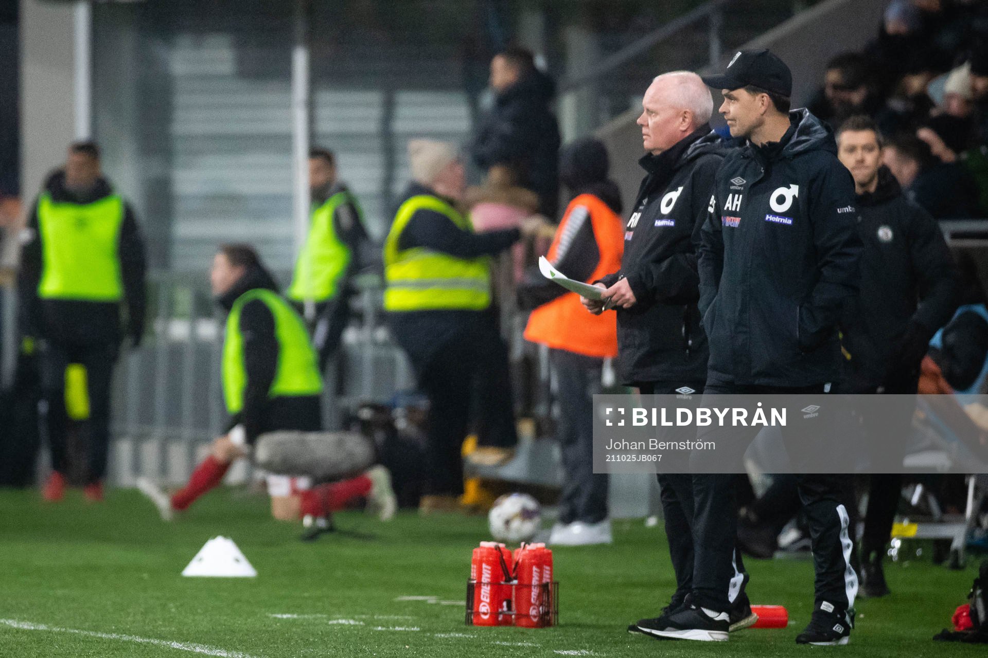 Degerfors tränare Andreas Holmberg och tränare Tobias