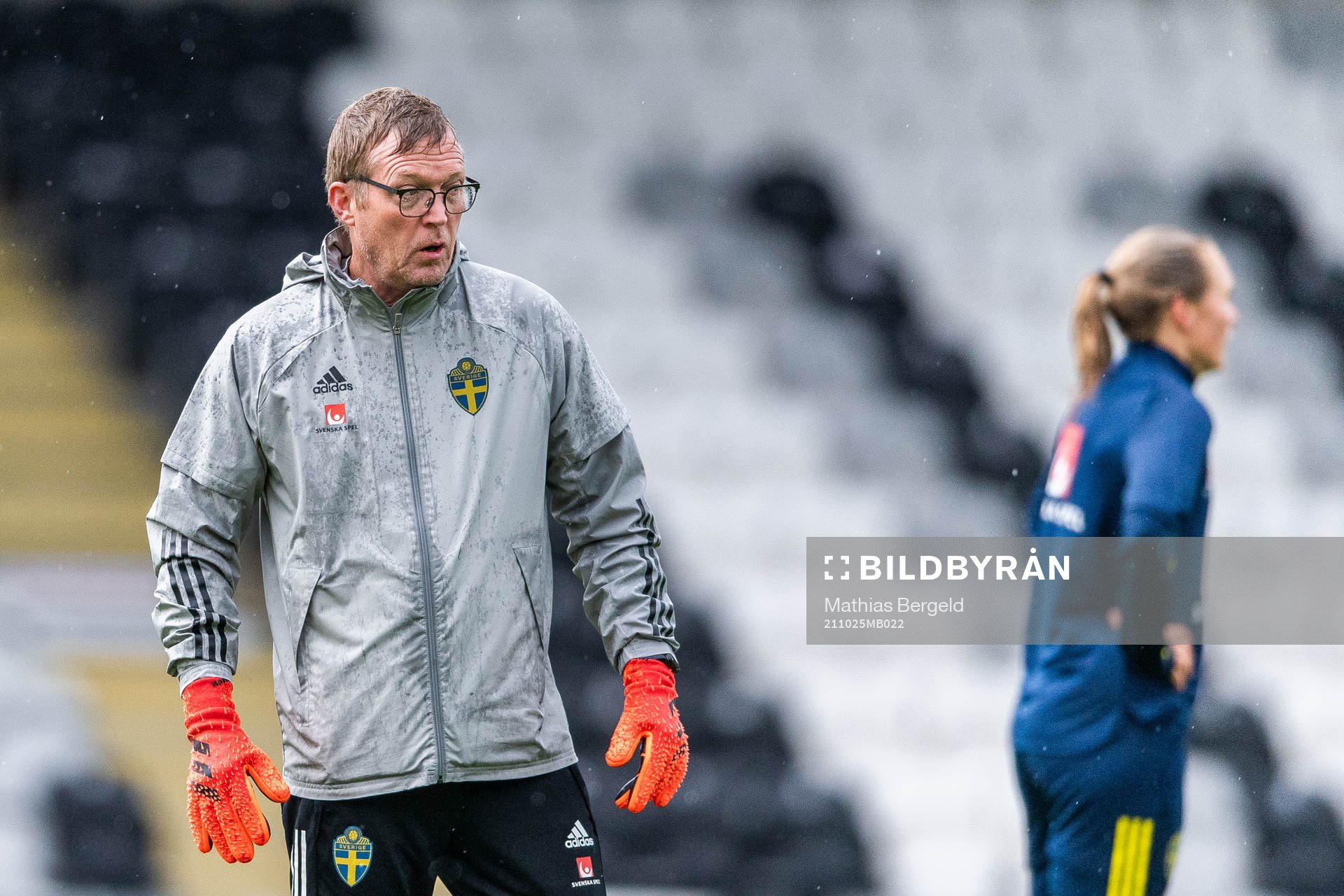 Leif Troedsson, goalkeeper coach of the Swedish women's