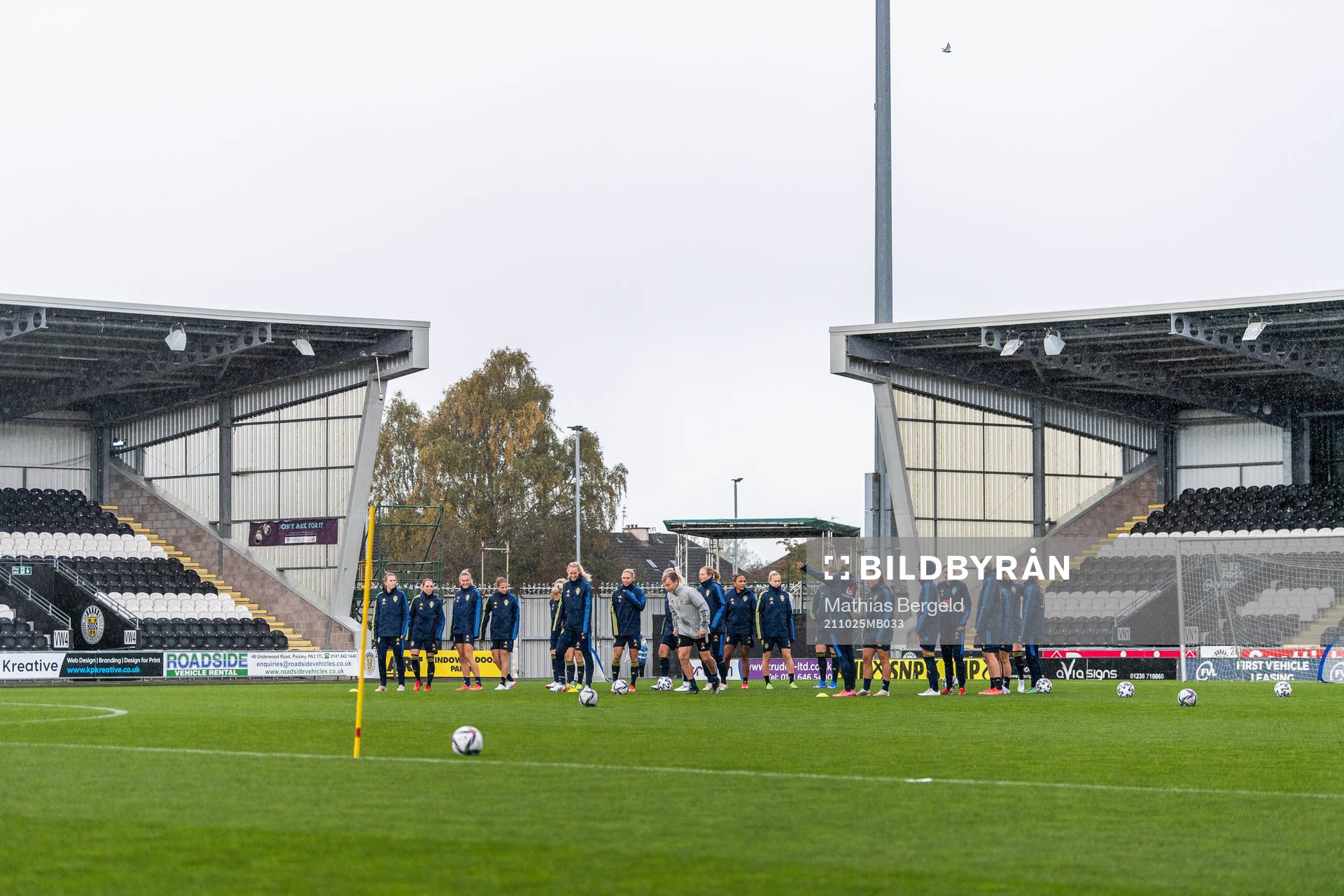 Players of the Swedish women's national football team