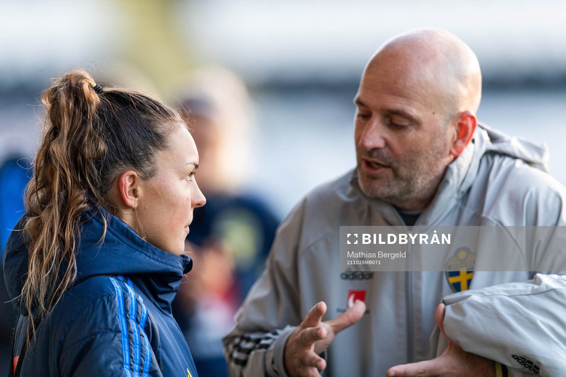 Johanna Rytting Kaneryd and Magnus Wikman, assistant coach