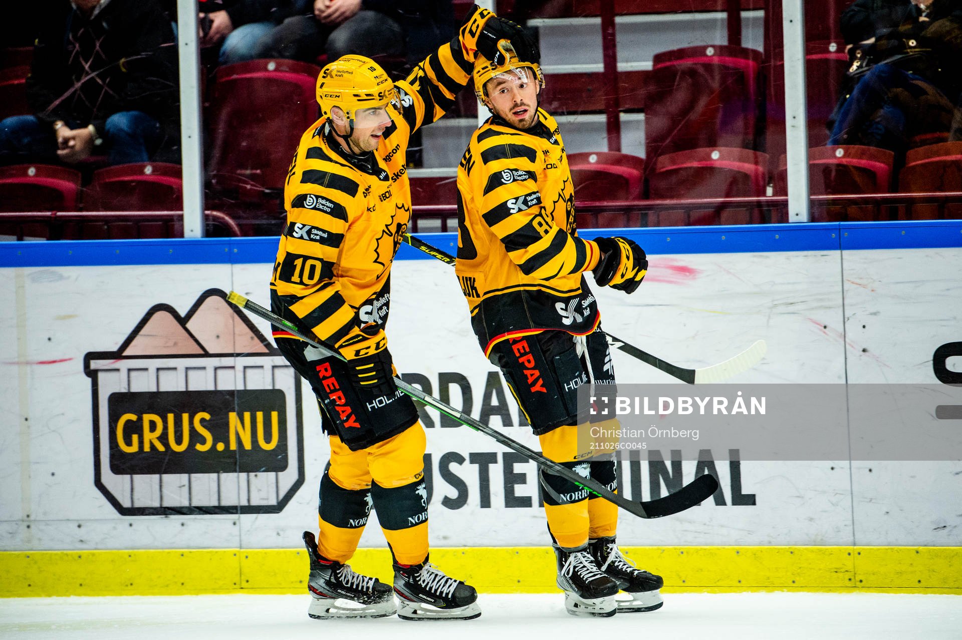 Skellefteås Jayce Hawryluk jublar