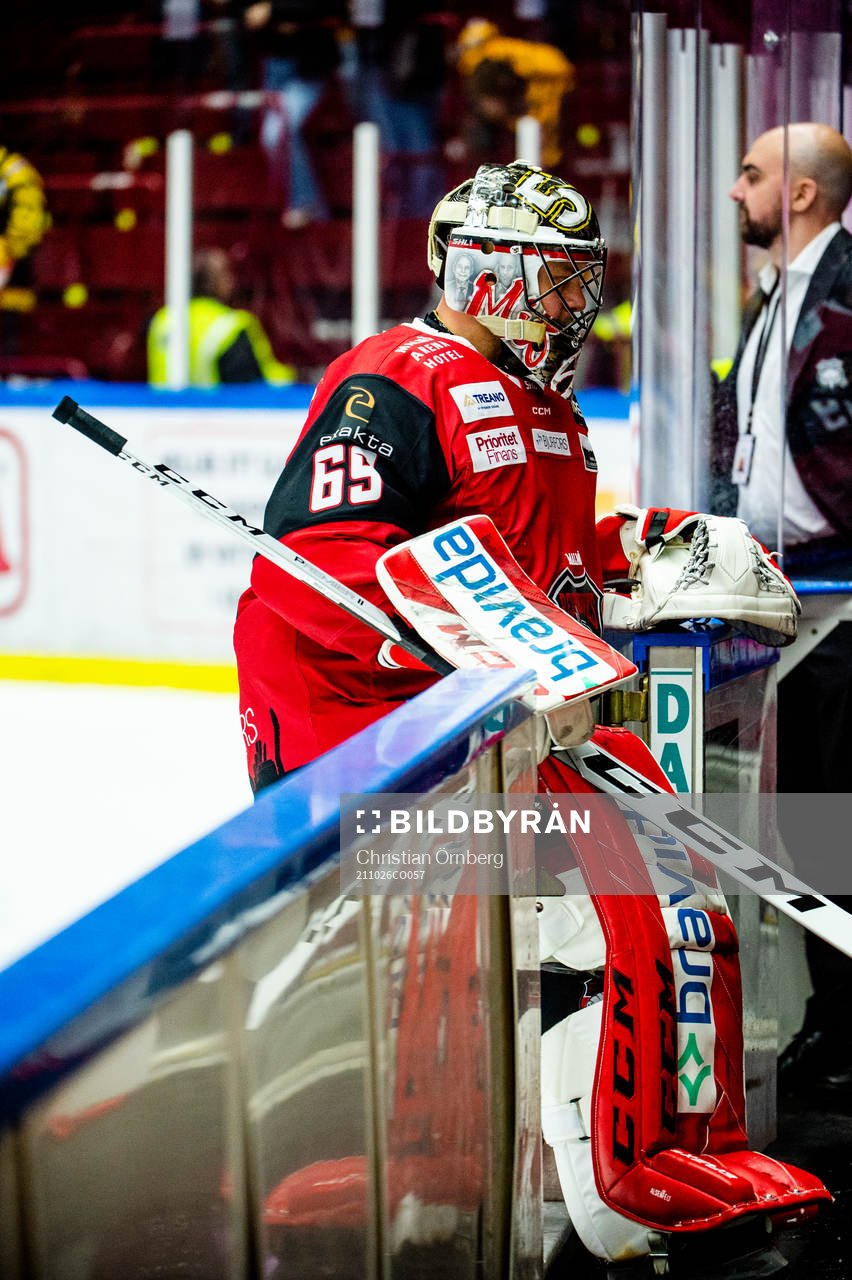 Malmö Redhawks målvakt Oscar Alsenfelt lämnar