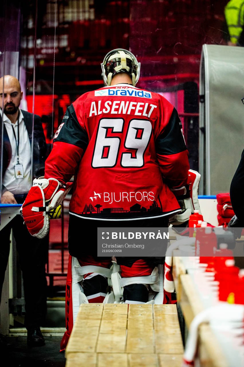 Malmö Redhawks målvakt Oscar Alsenfelt lämnar