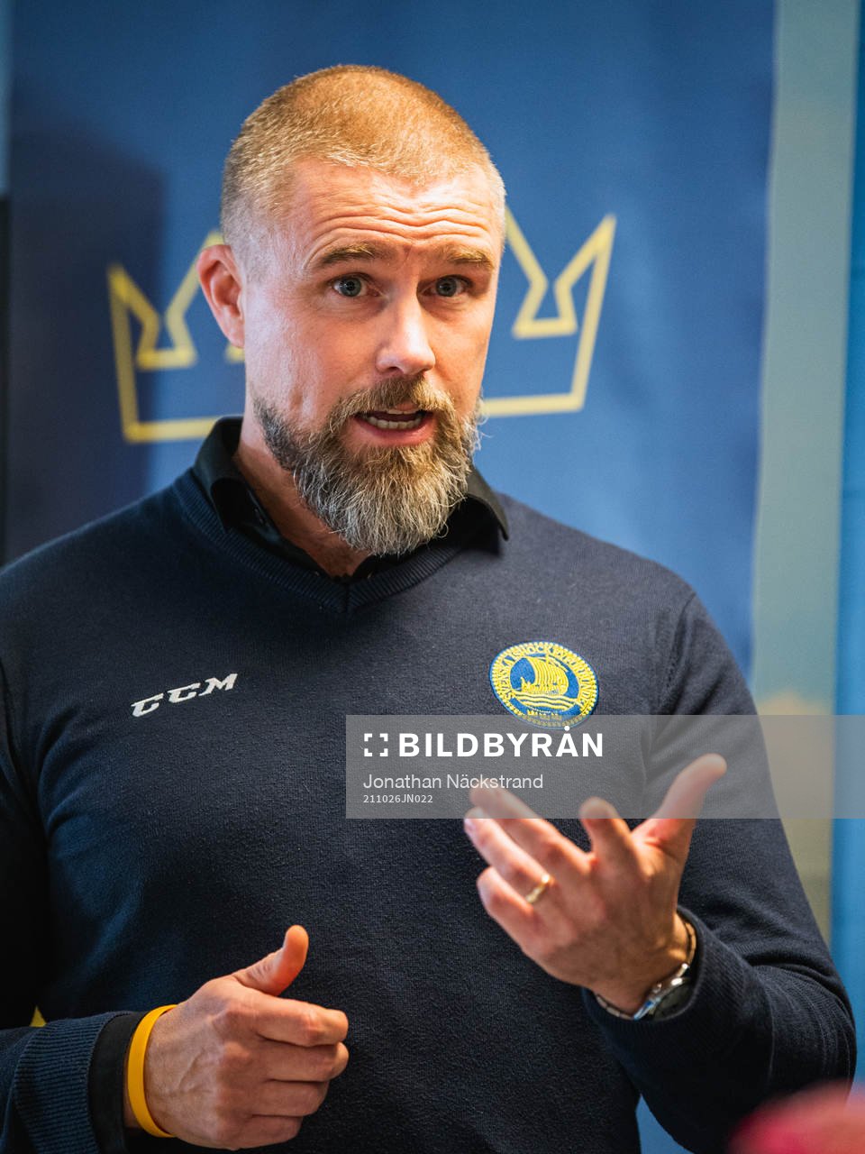 Svenska Ishockeyförbundets generalsekreterare Johan Stark