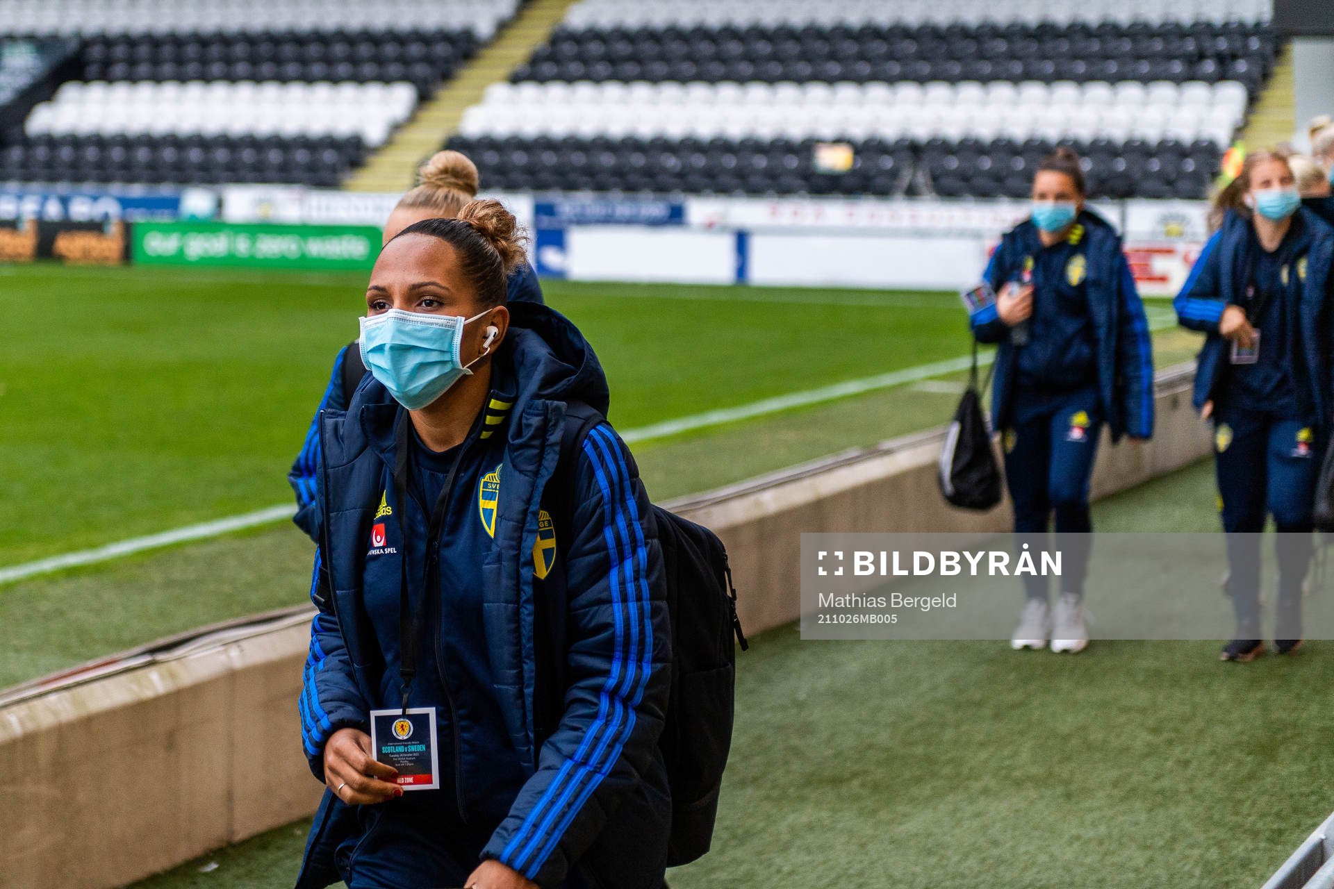 Madelen Janogy arrives