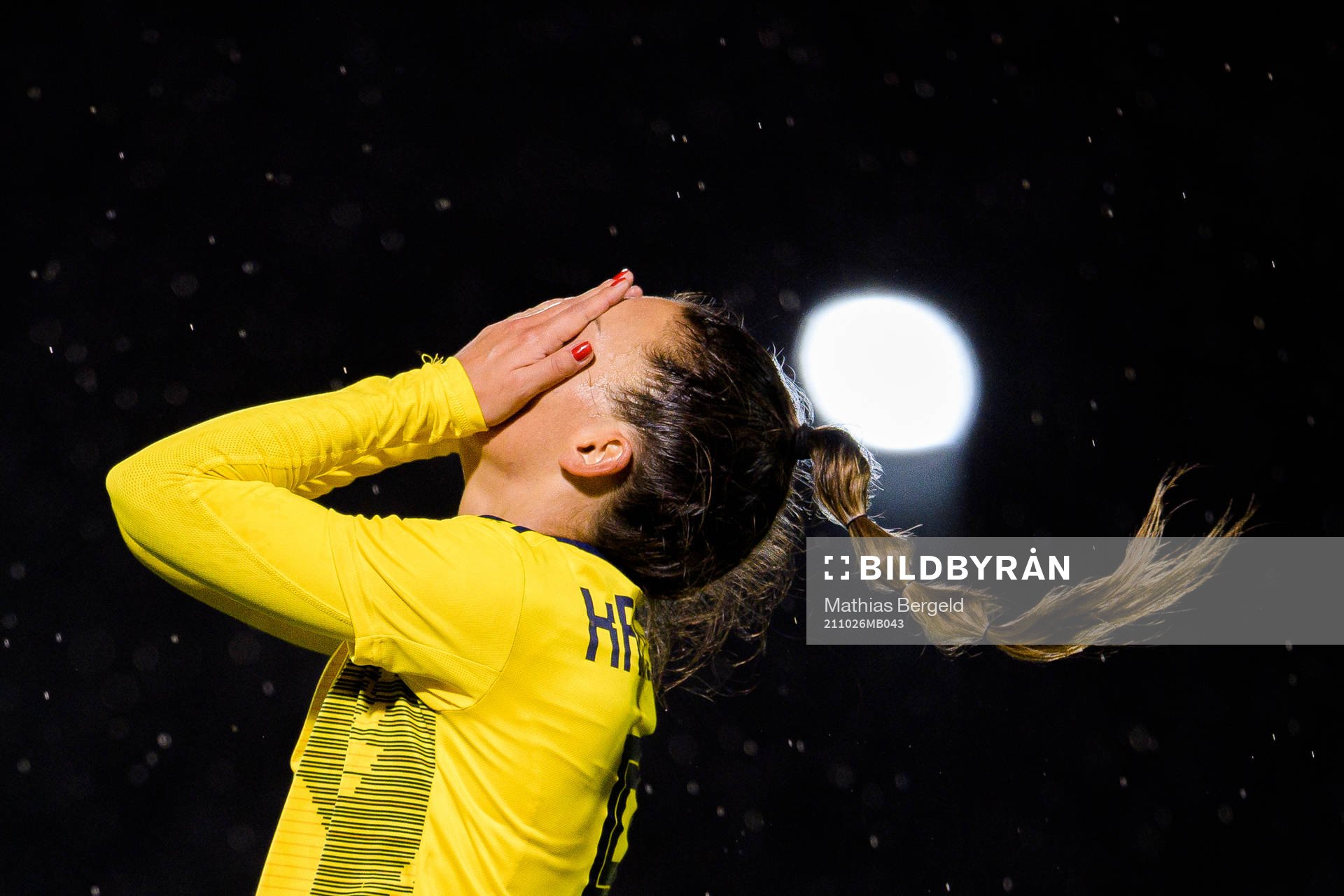 Johanna Rytting Kaneryd of Sweden looks dejected