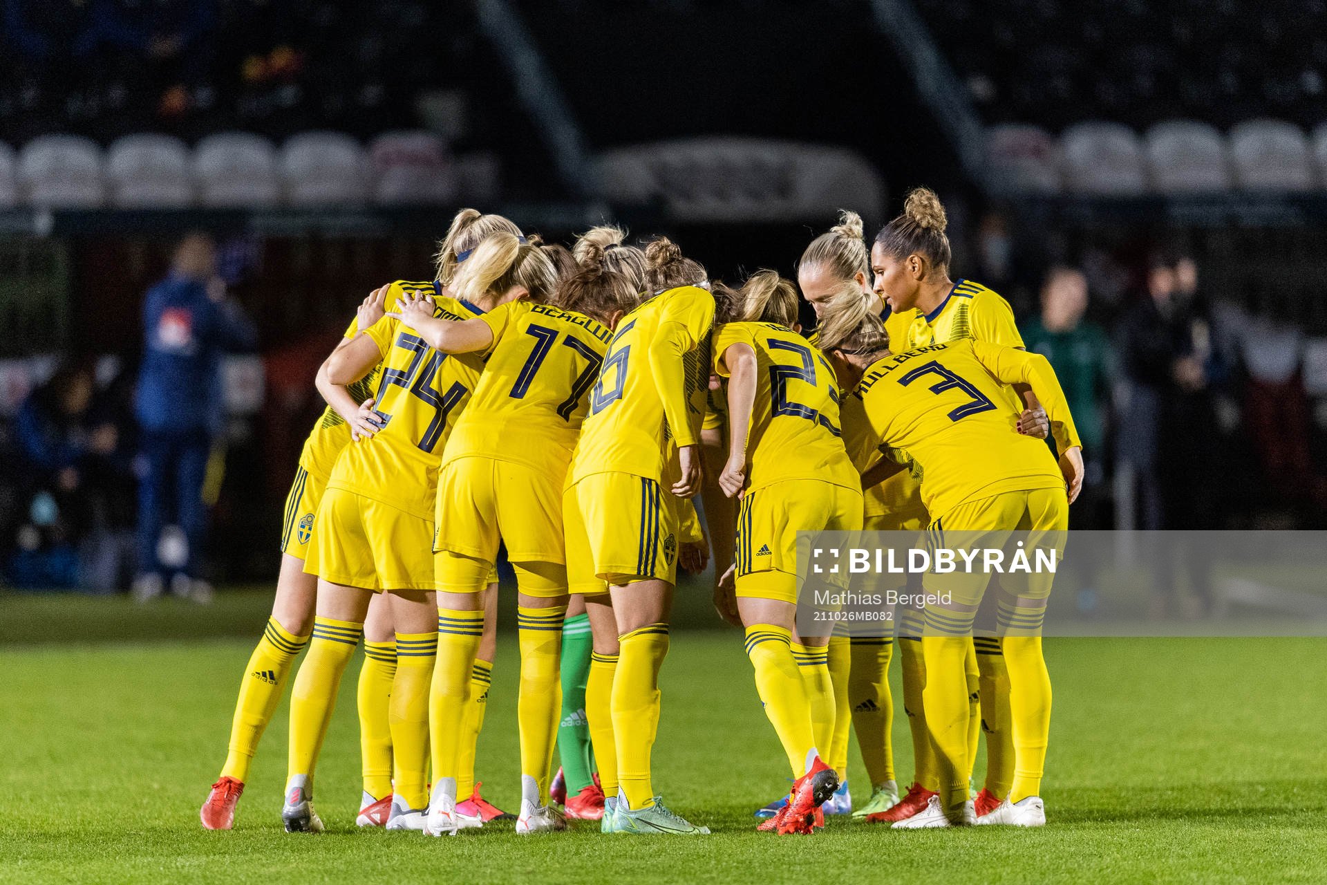 Players of Sweden gather