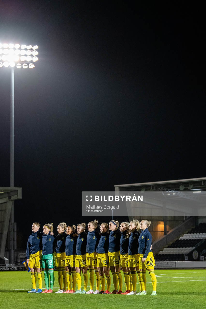 Nilla Fischer, goalkeeper Jennifer Falk, Emma Kullberg,