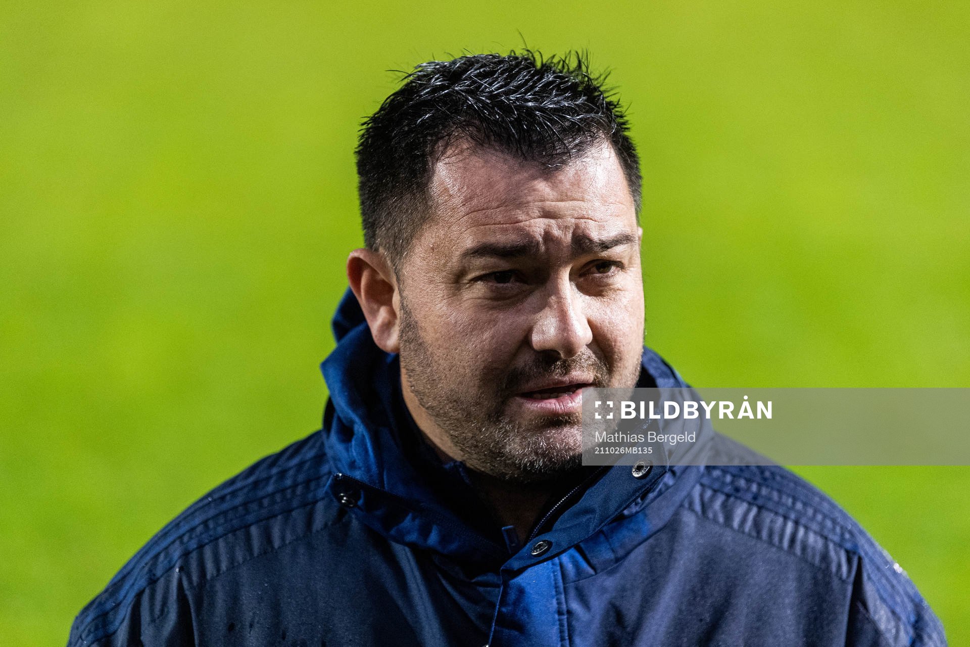 Pedro Martinez Losa, head coach of Scotland is interviewed