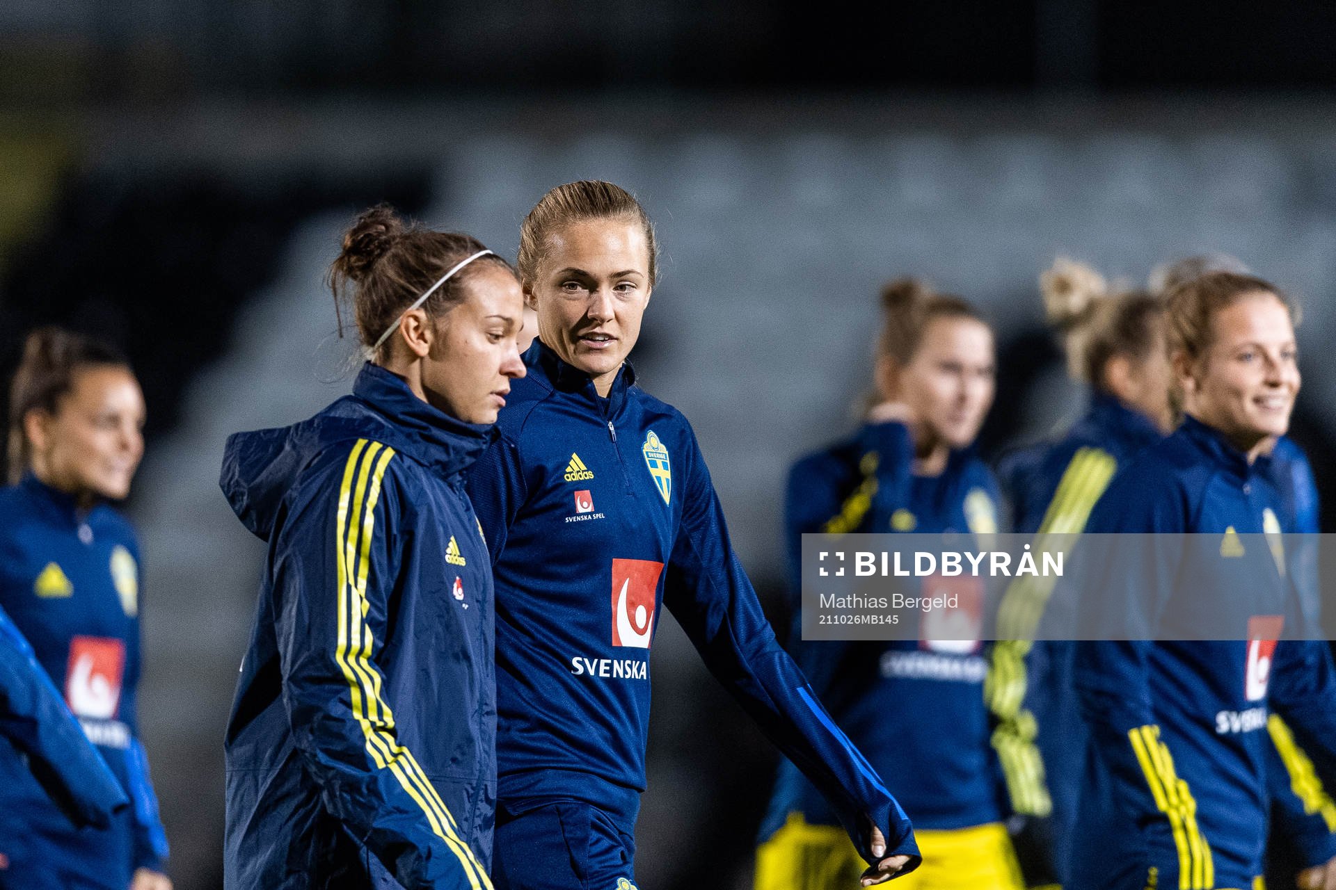 Magdalena Eriksson and Julia Zigiotti Olme of Sweden