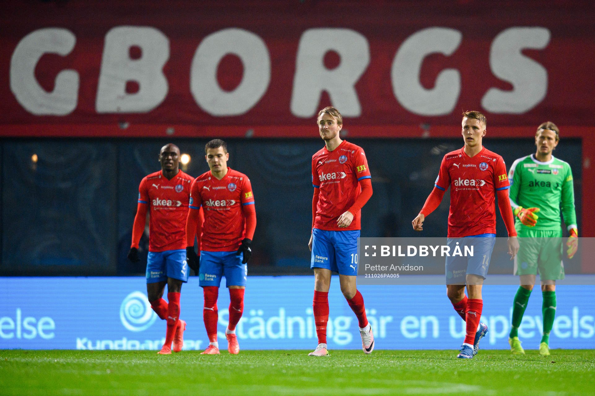 Helsingborgs spelare deppar