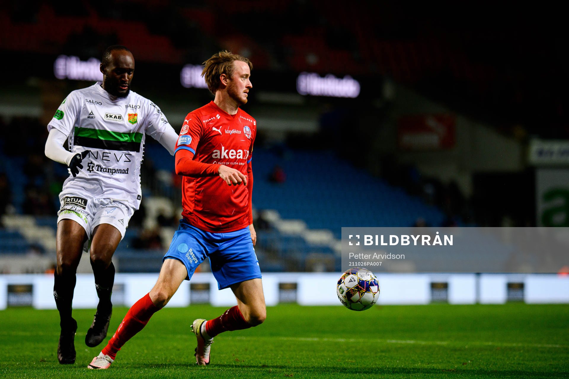 GAIS Boris Lumbana och Helsingborgs Rasmus Jönsson