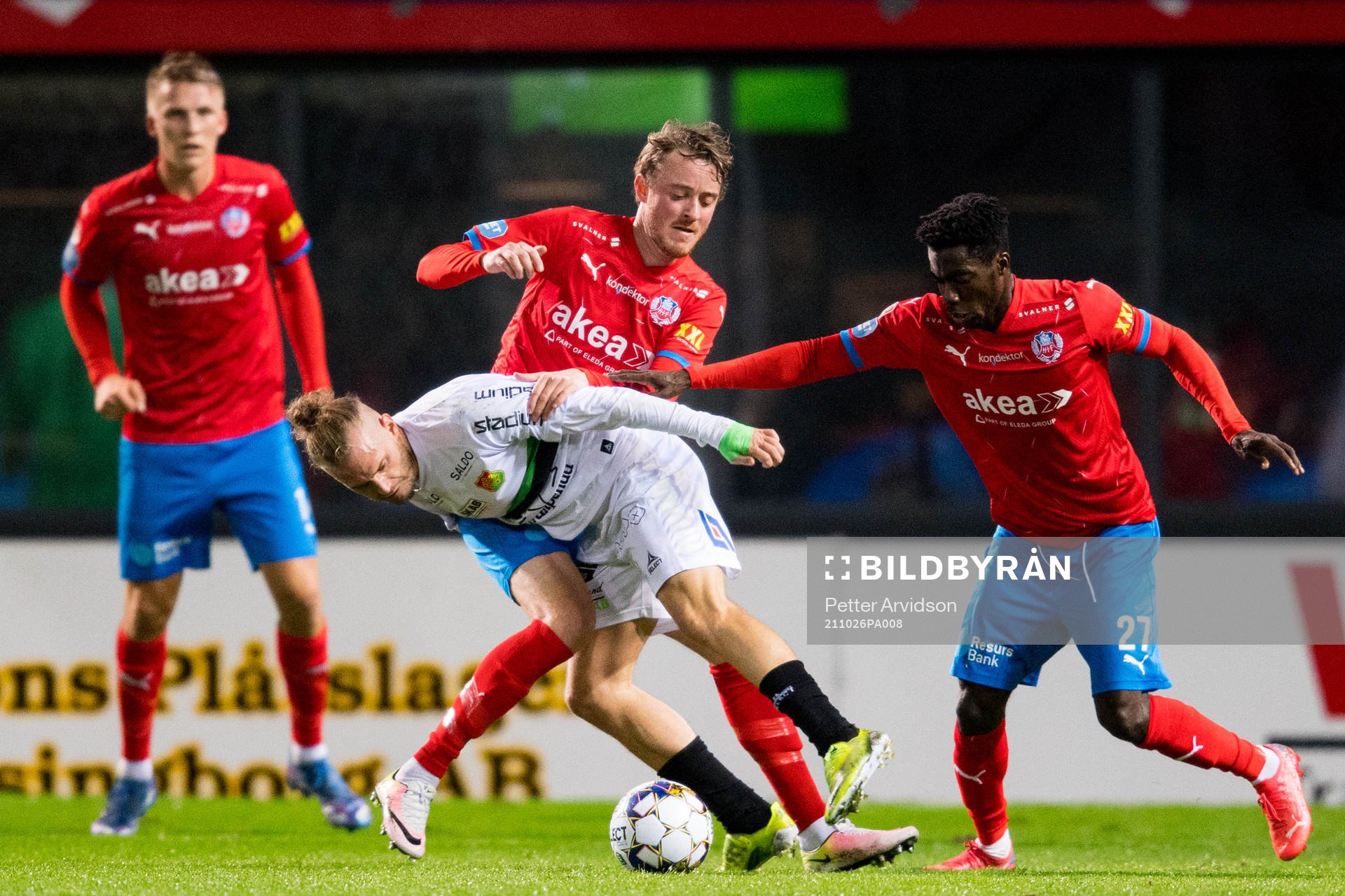 Helsingborgs Rasmus Jönsson och Benjamin Acquah