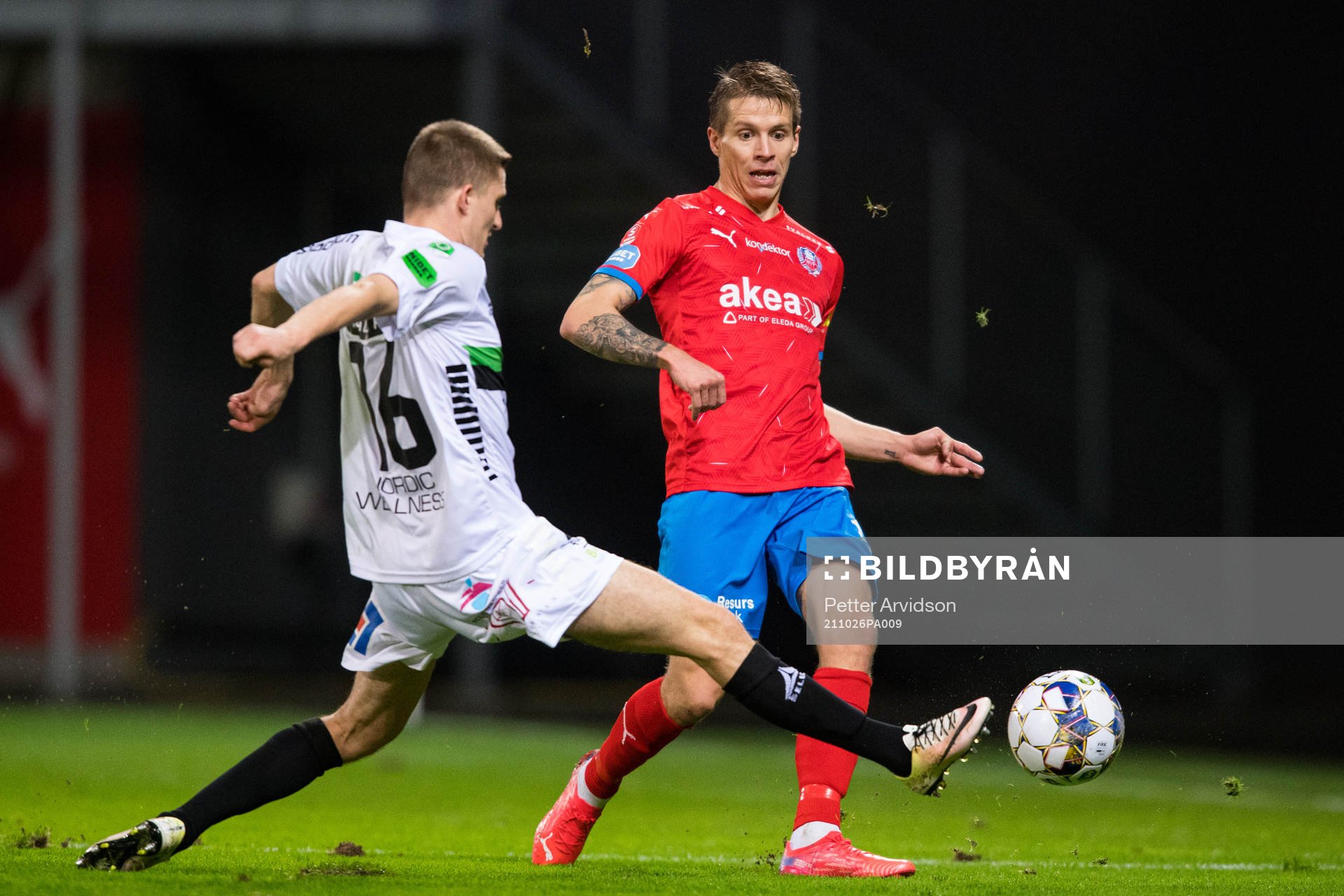 Helsingborgs Bödvar Bödvarsson och GAIS Johan Andersson