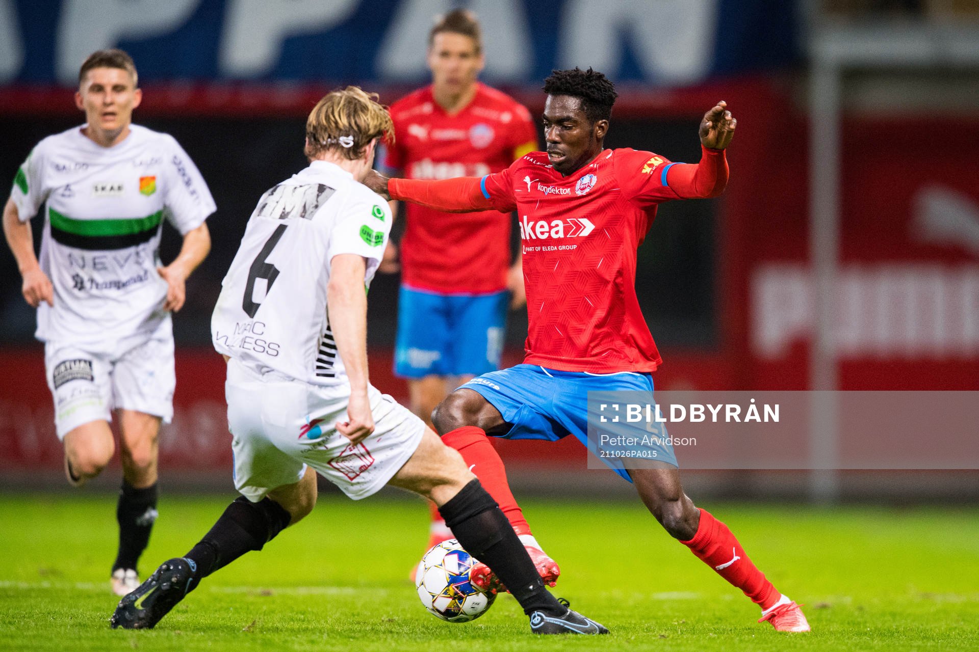 Helsingborgs Benjamin Acquah och GAIS August Wängberg