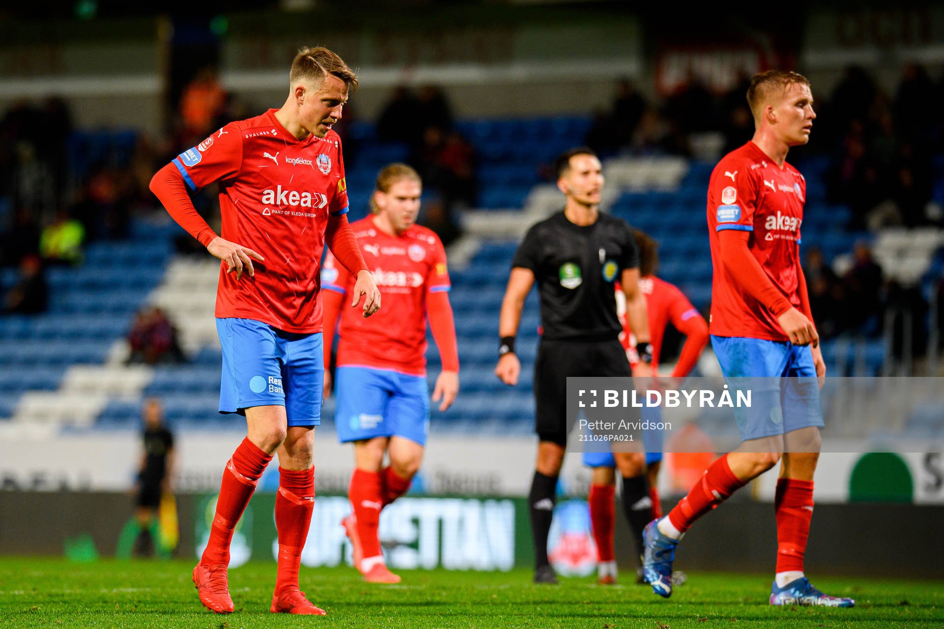 Helsingborgs Viktor Lundberg och Casper Widell deppar