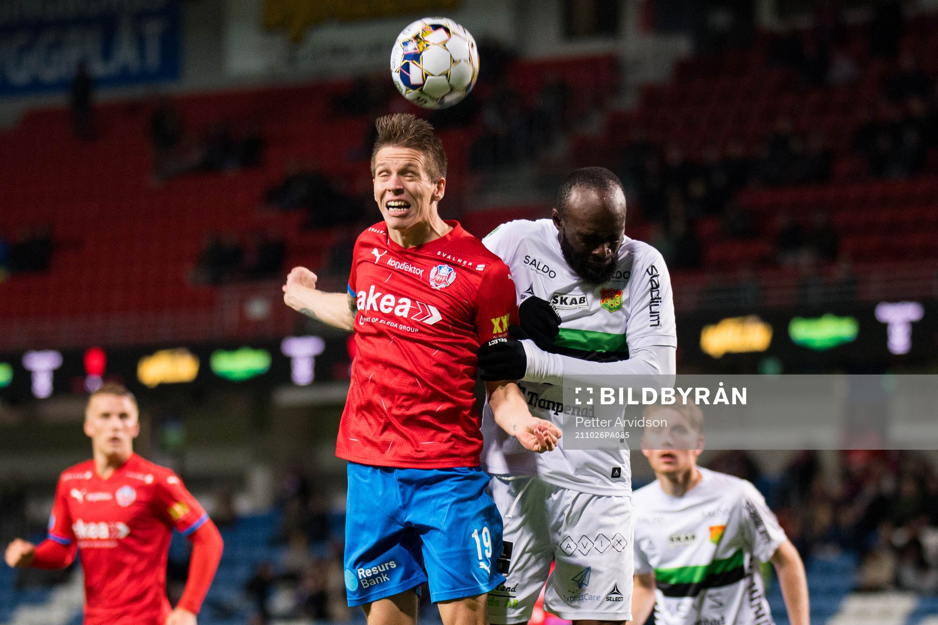 Helsingborgs Bödvar Bödvarsson och GAIS Boris Lumbana