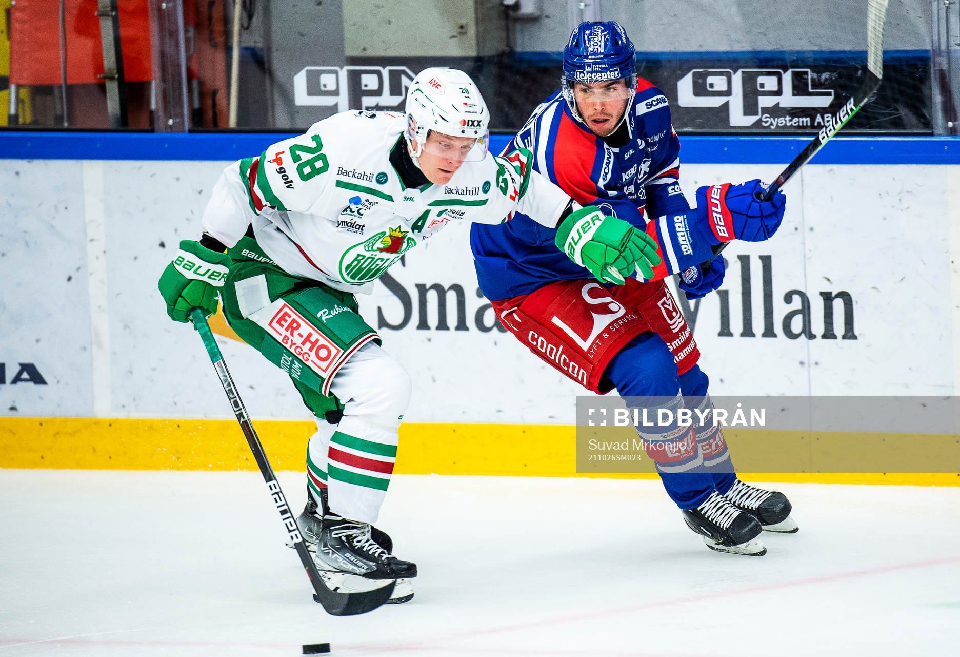 Rögles Anton Bengtsson och Oskarshamns Joakim Thelin