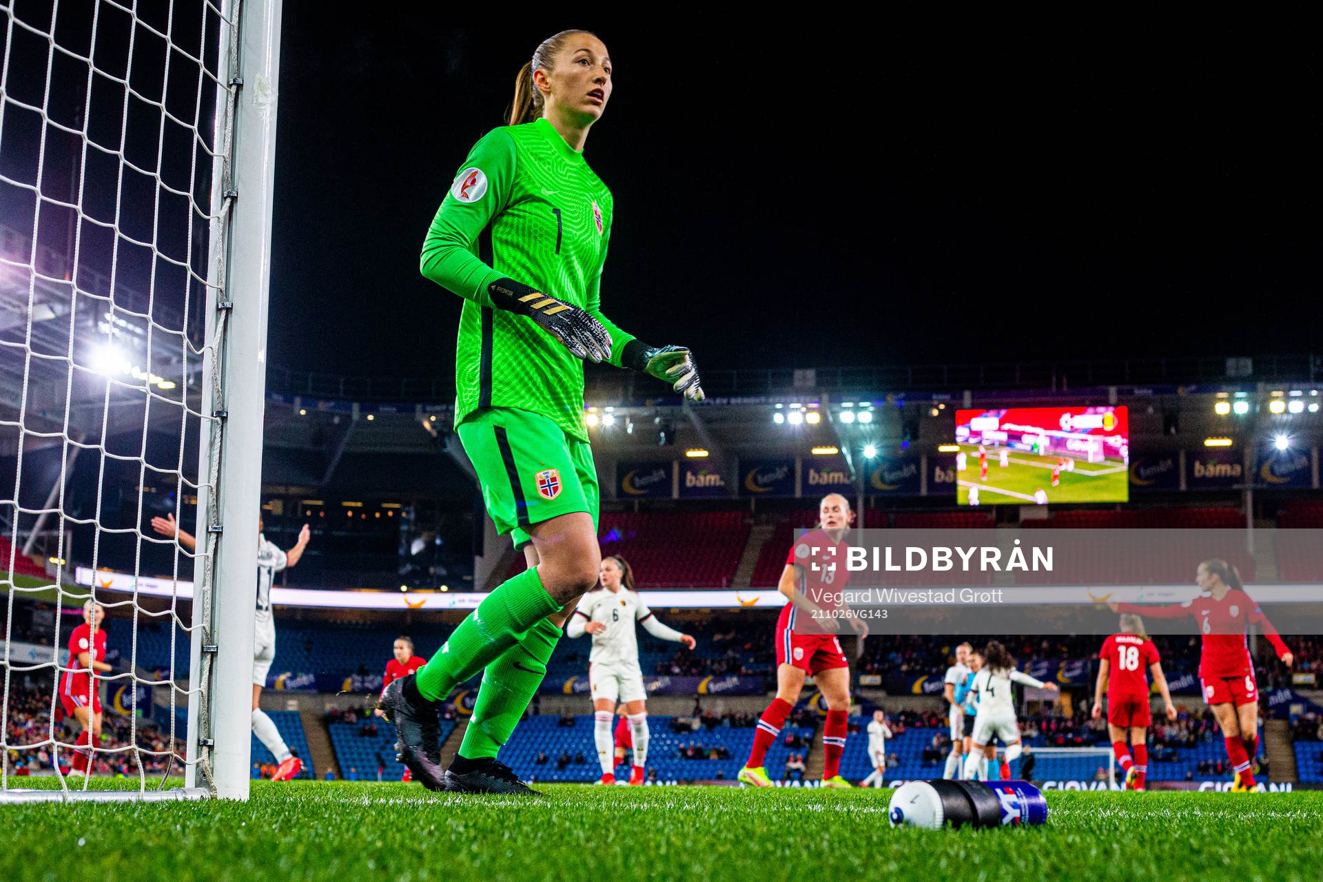 Goalkeeper Cecilie Fiskerstrand of Norway