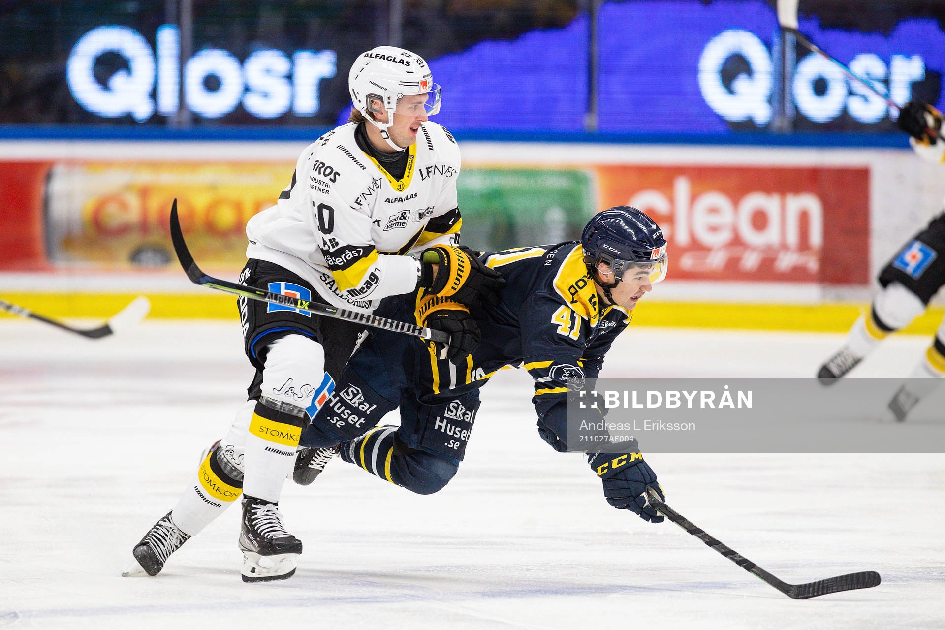 Västerås Mathias From och Södertäljes Colin Smith