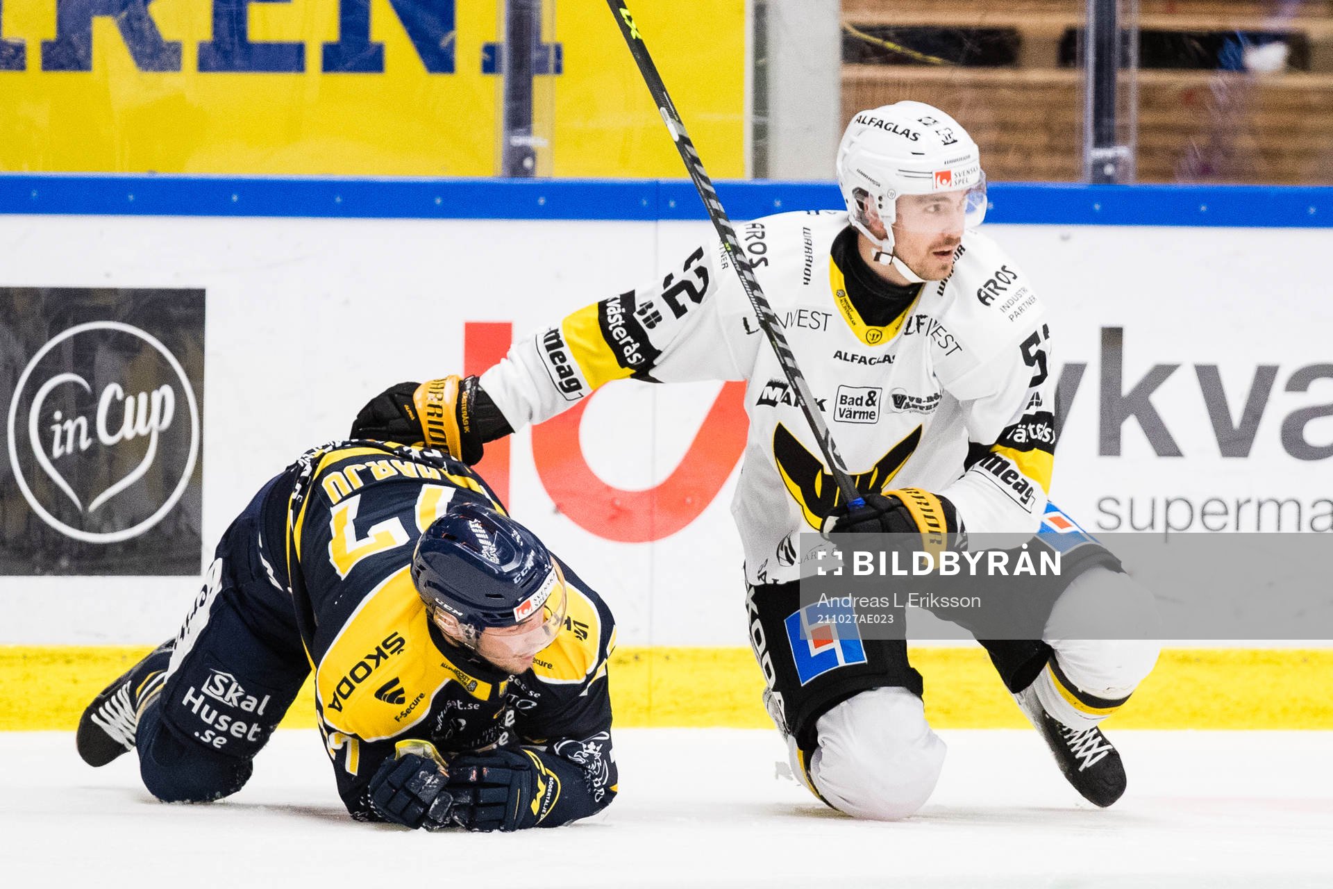 Södertäljes Jonatan Harju och Västerås August Tornberg