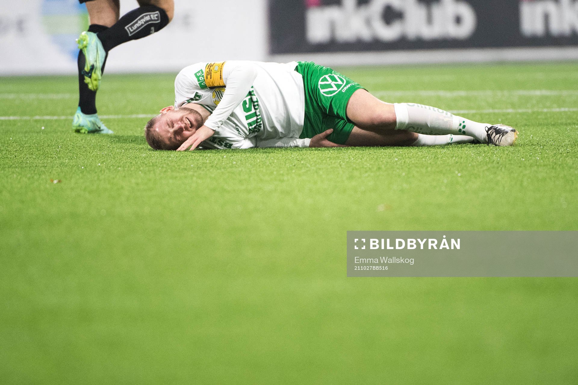 Hammarbys Darijan Bojanic har ont