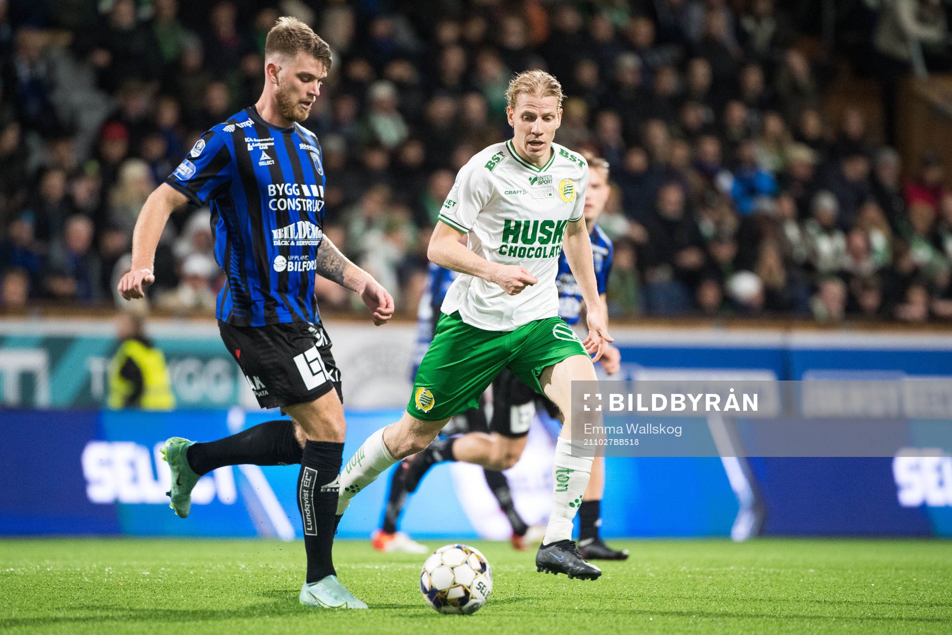 Sirius Marcus Mathisen och Hammarbys Gustav Ludwigson