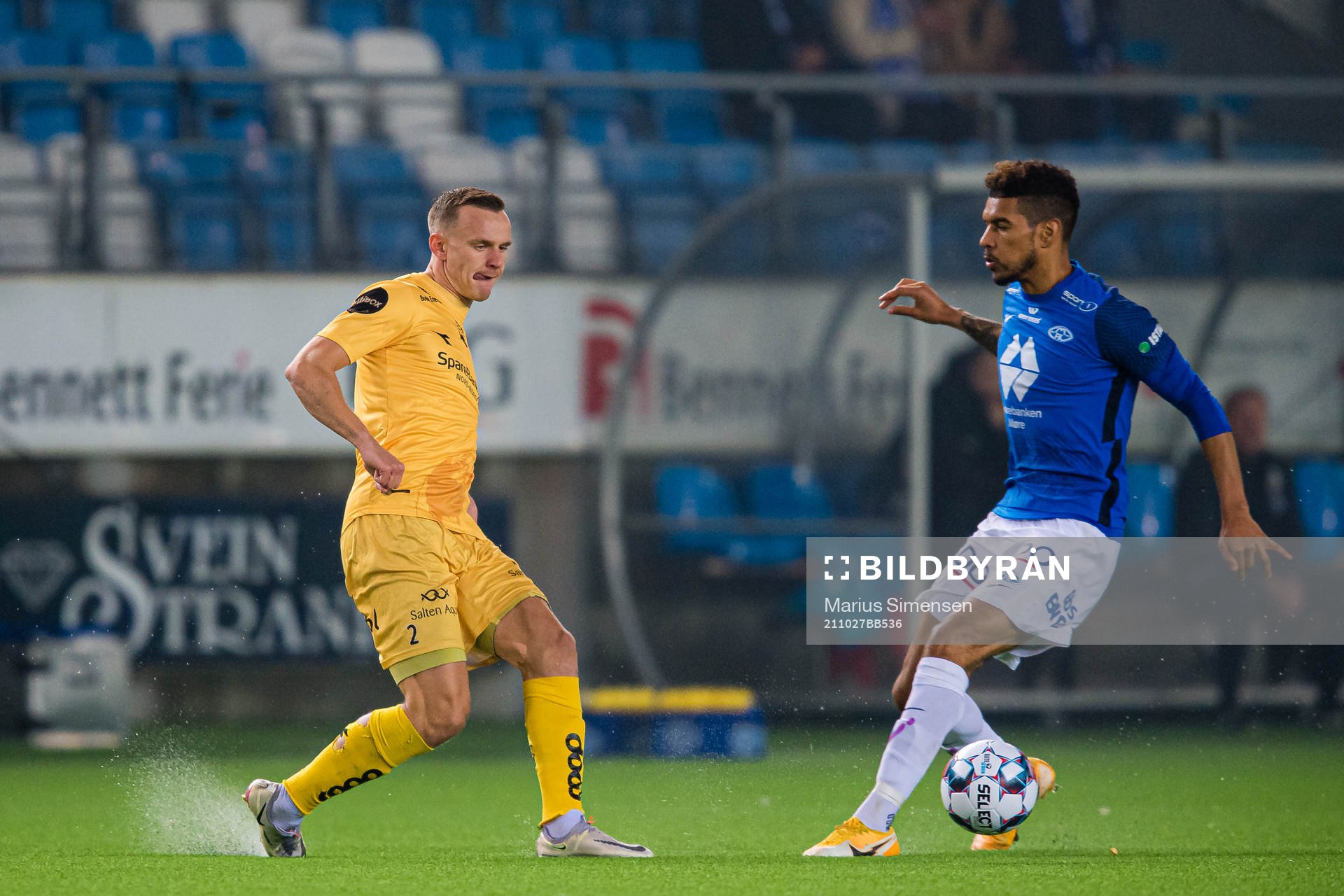 Marius Lode of Bodø/Glimt and Ohikhuaeme Anthony