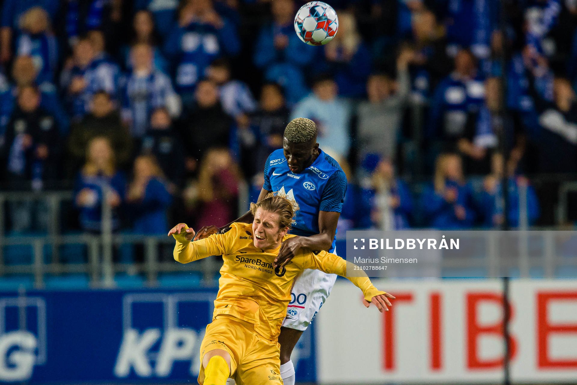 Sheriff Sinyan of Molde and Ola Selvaag Solbakken of