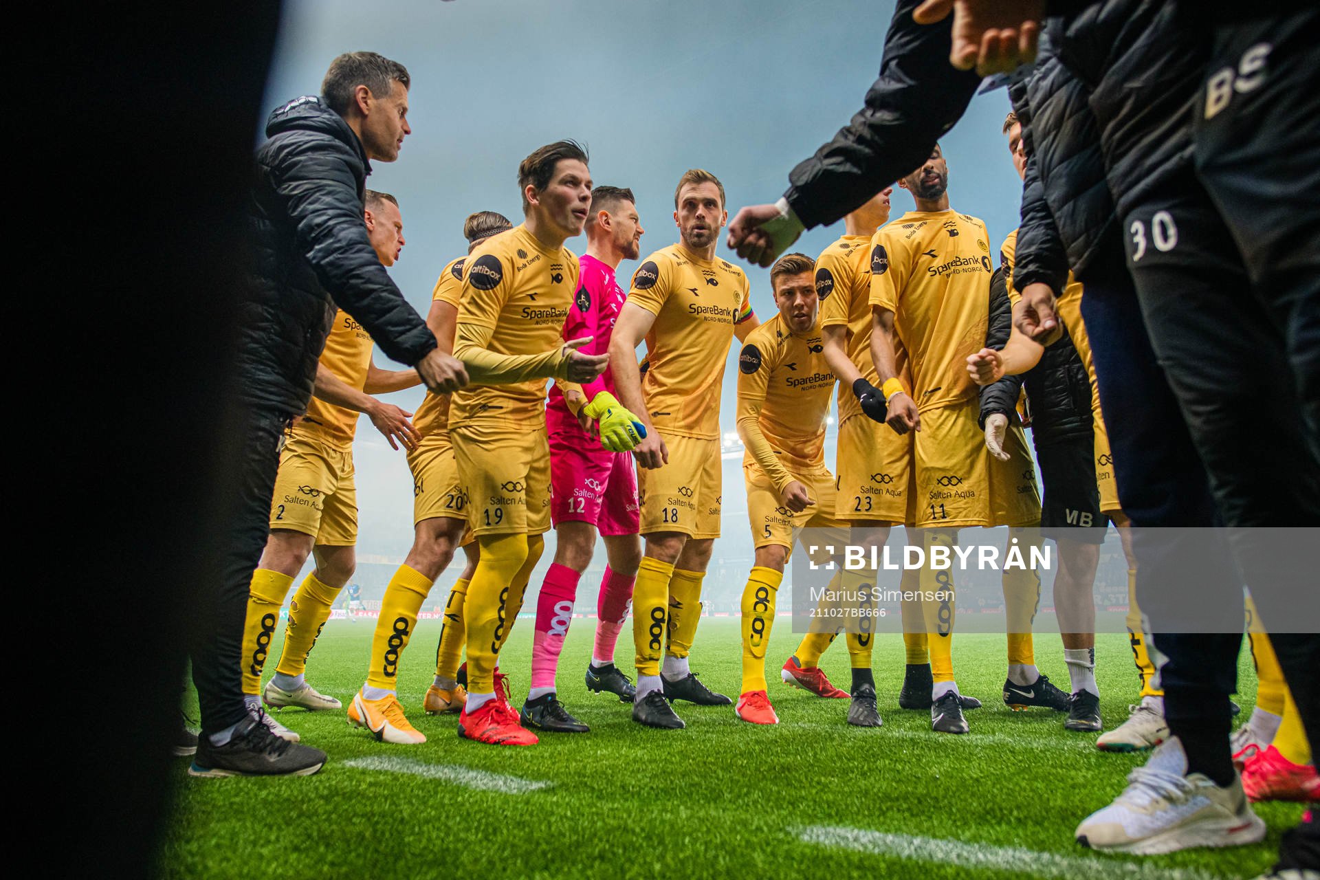 Kjetil Knutsen, head coach of Bodø/Glimt, Sondre Brunstad