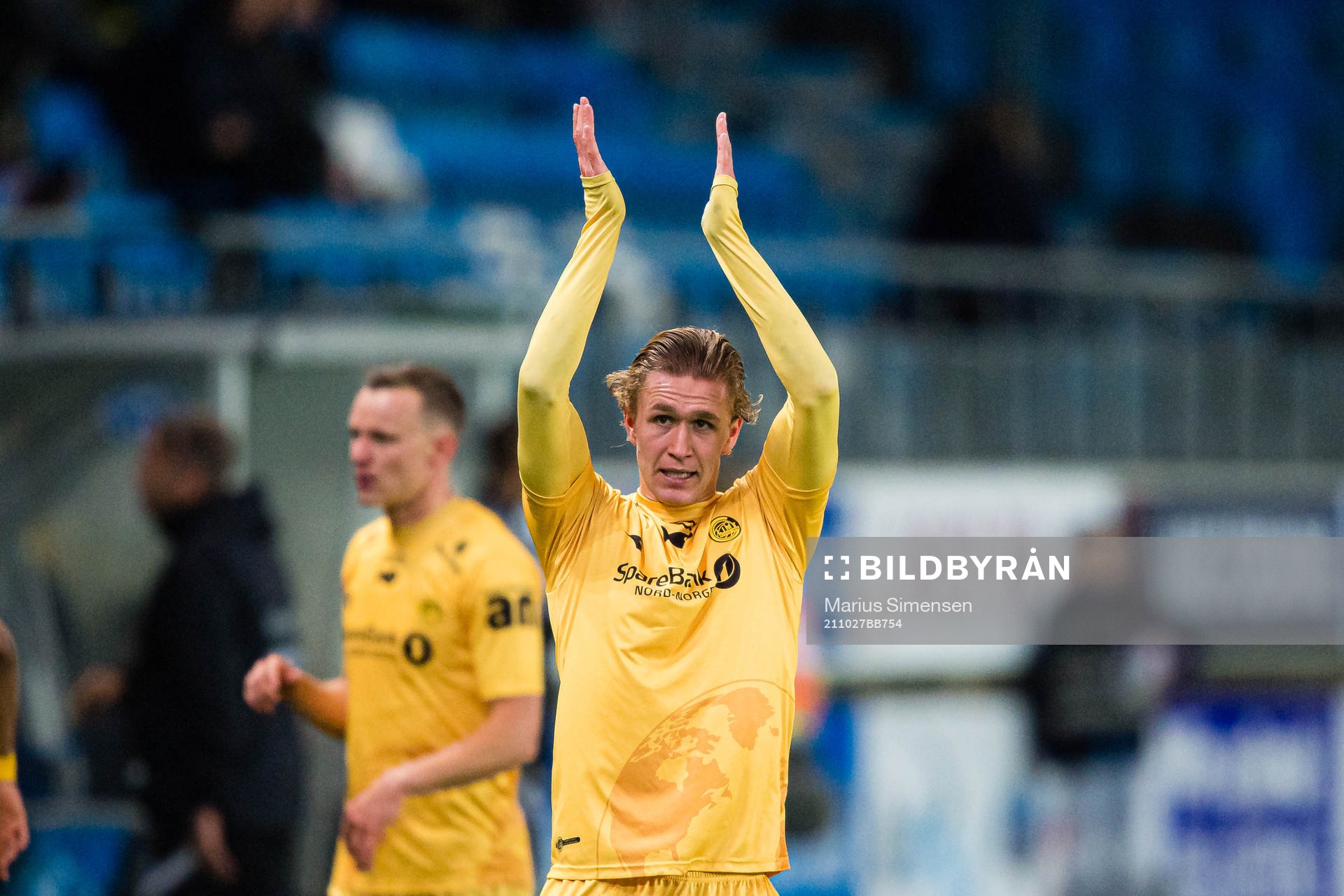 Ola Selvaag Solbakken of Bodø/Glimt celebrates