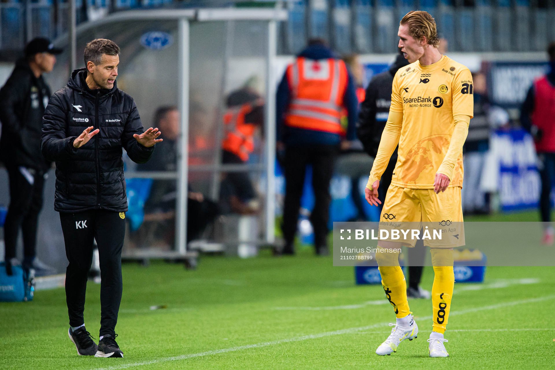 Kjetil Knutsen, head coach of Bodø/Glimt, and Ola Selvaag