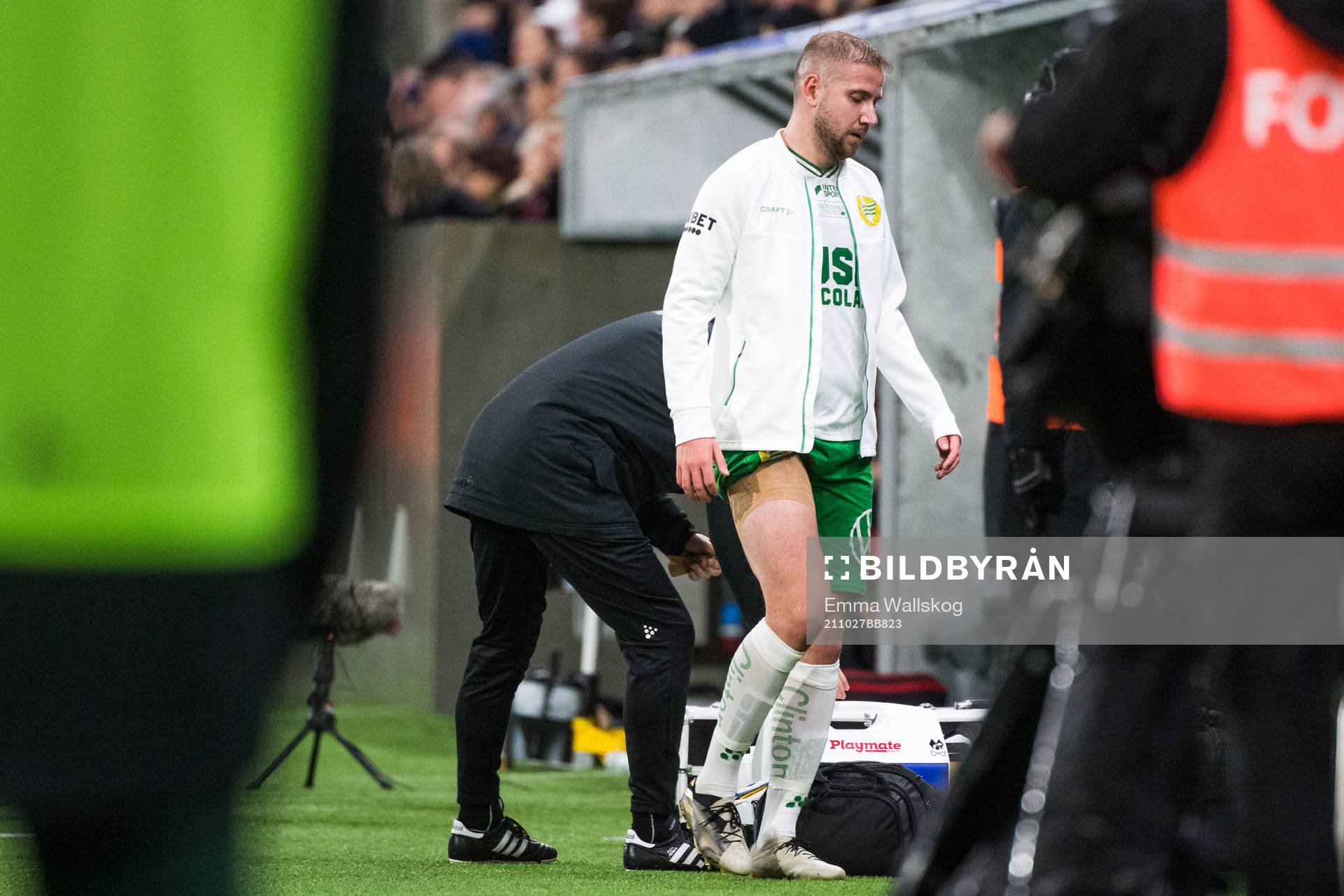 Hammarbys Darijan Bojanic har ont