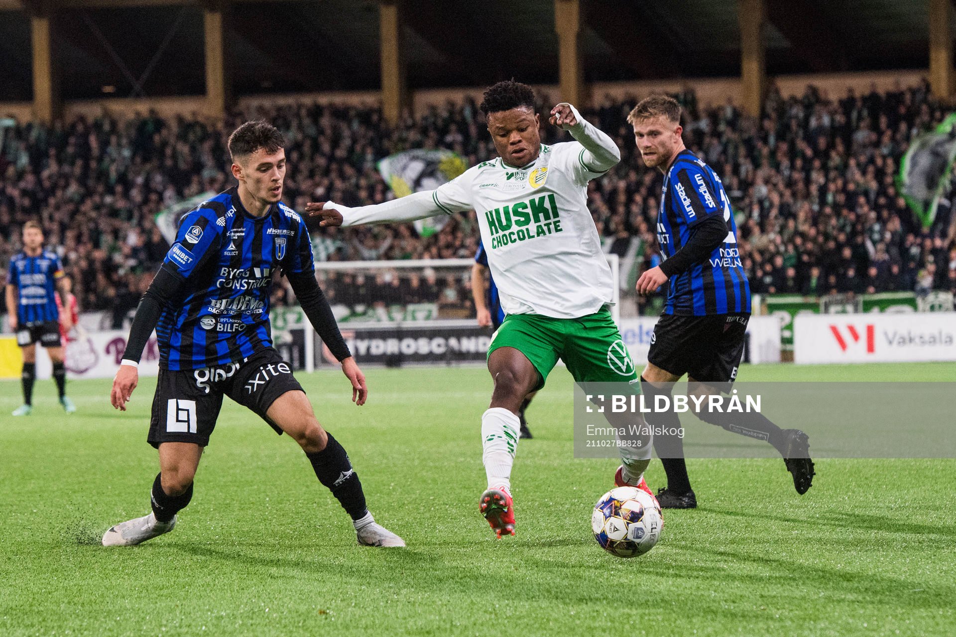 Sirius Laorent Shabani och Hammarbys Akinkunmi Amoo