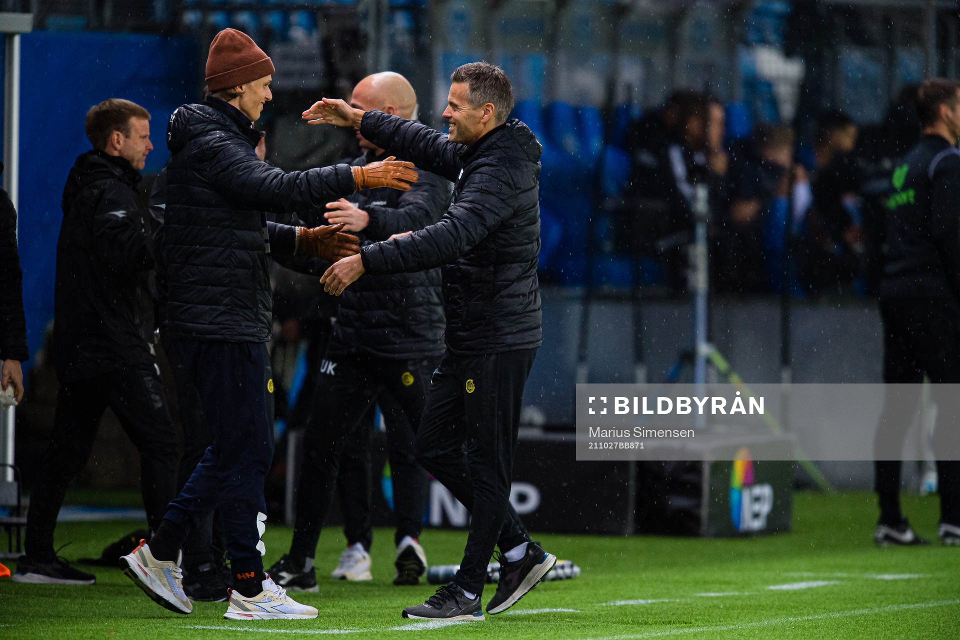 Ulrik Saltnes of Bodø/Glimt and Kjetil Knutsen, head coach