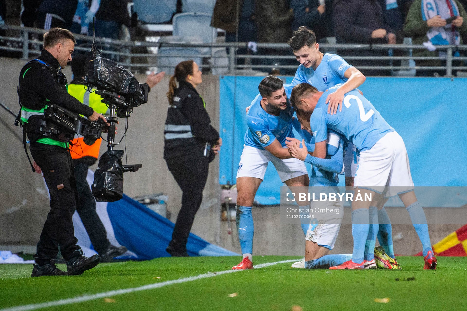 Malmö FFs Veljko Birmancevic jublar