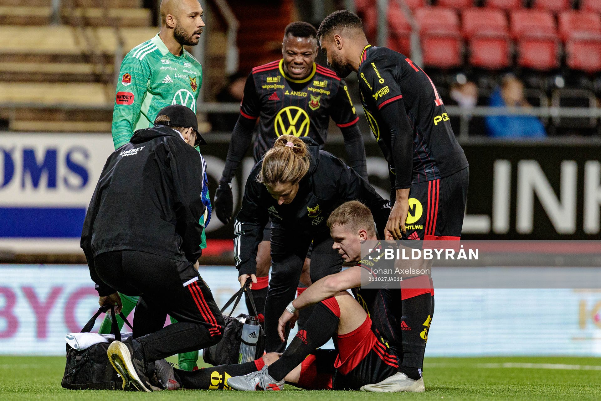 Östersunds Eirik Haugan har ont